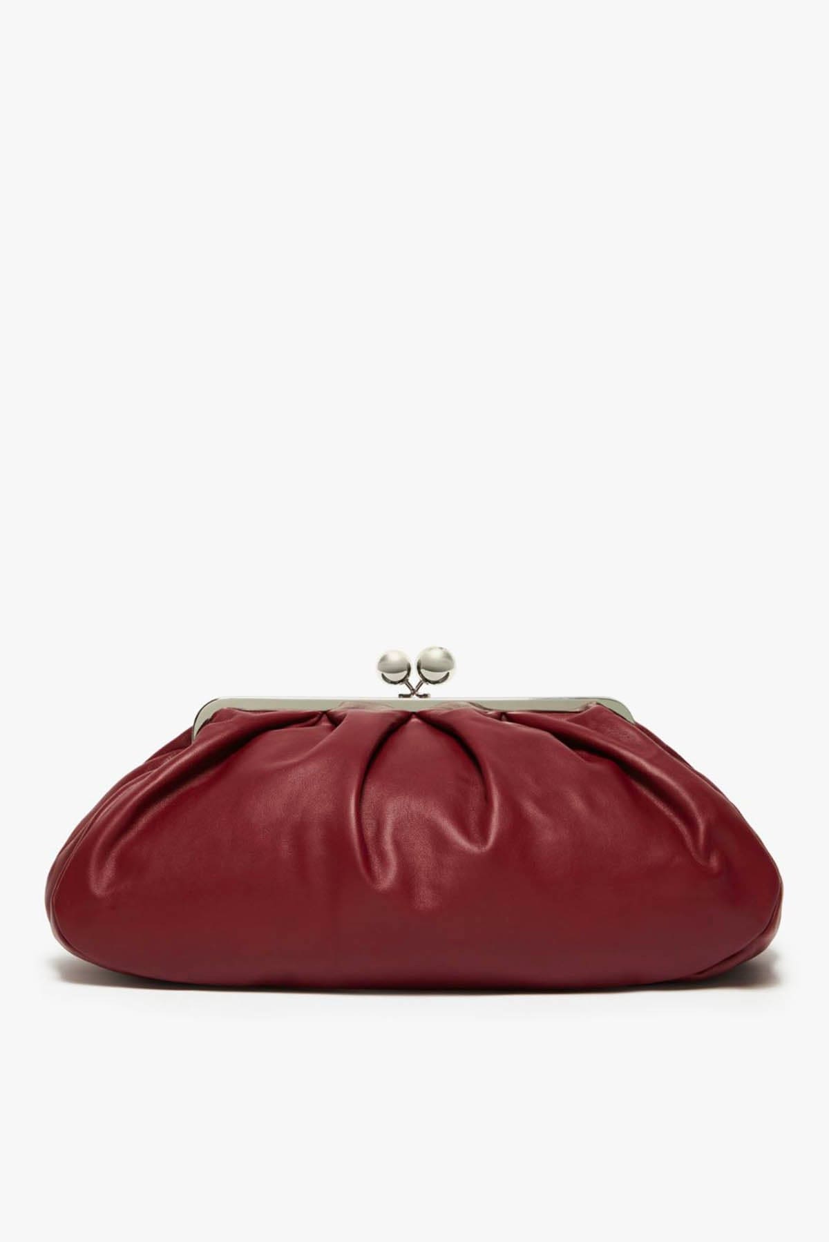 MAXMARA&#39;S BRANDS BORSA  ROSSO RUBINO / UNICA Borsa Weekend Max Mara Rosso Rubino Provino