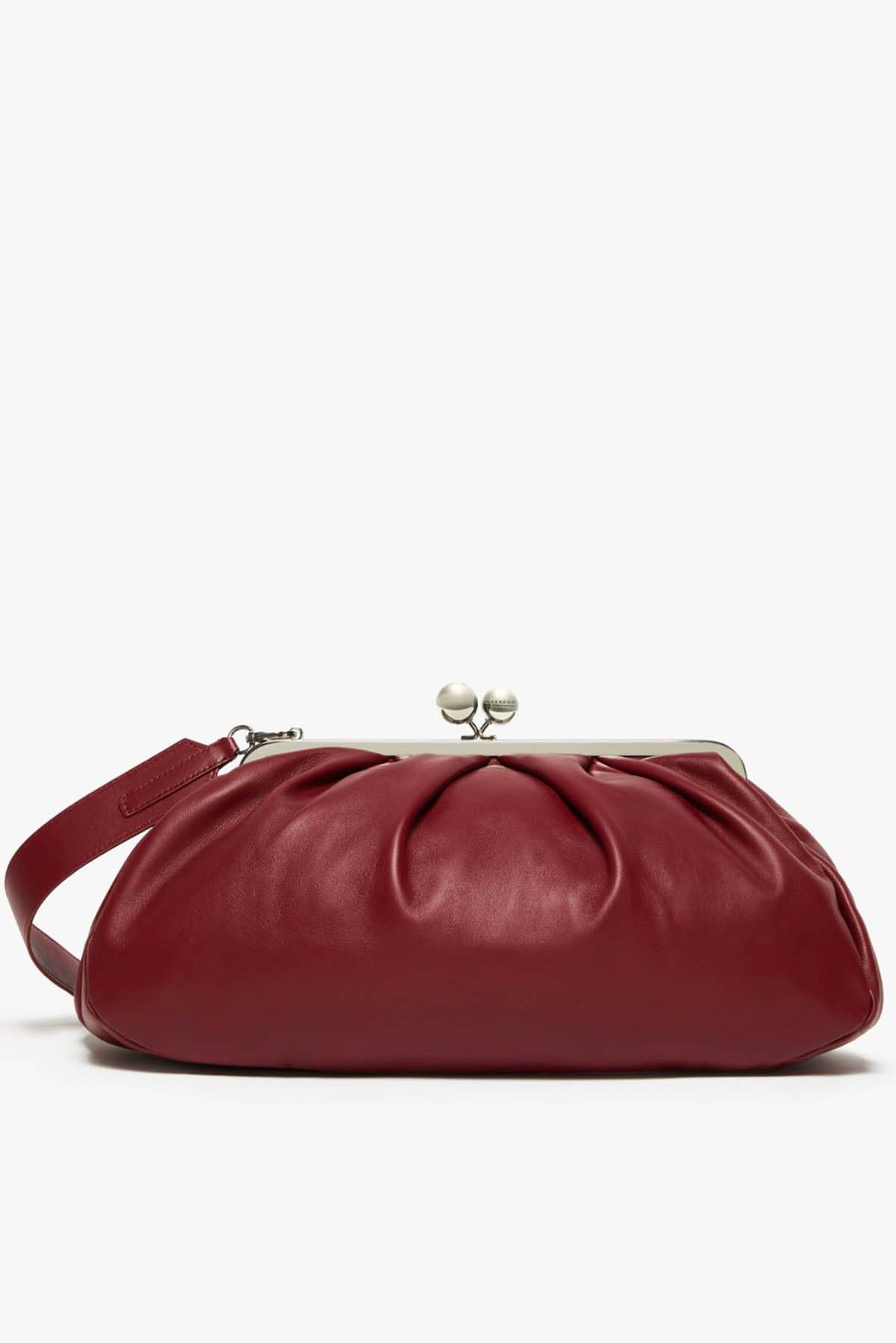 MAXMARA&#39;S BRANDS BORSA  ROSSO RUBINO / UNICA Borsa Weekend Max Mara Rosso Rubino Provino