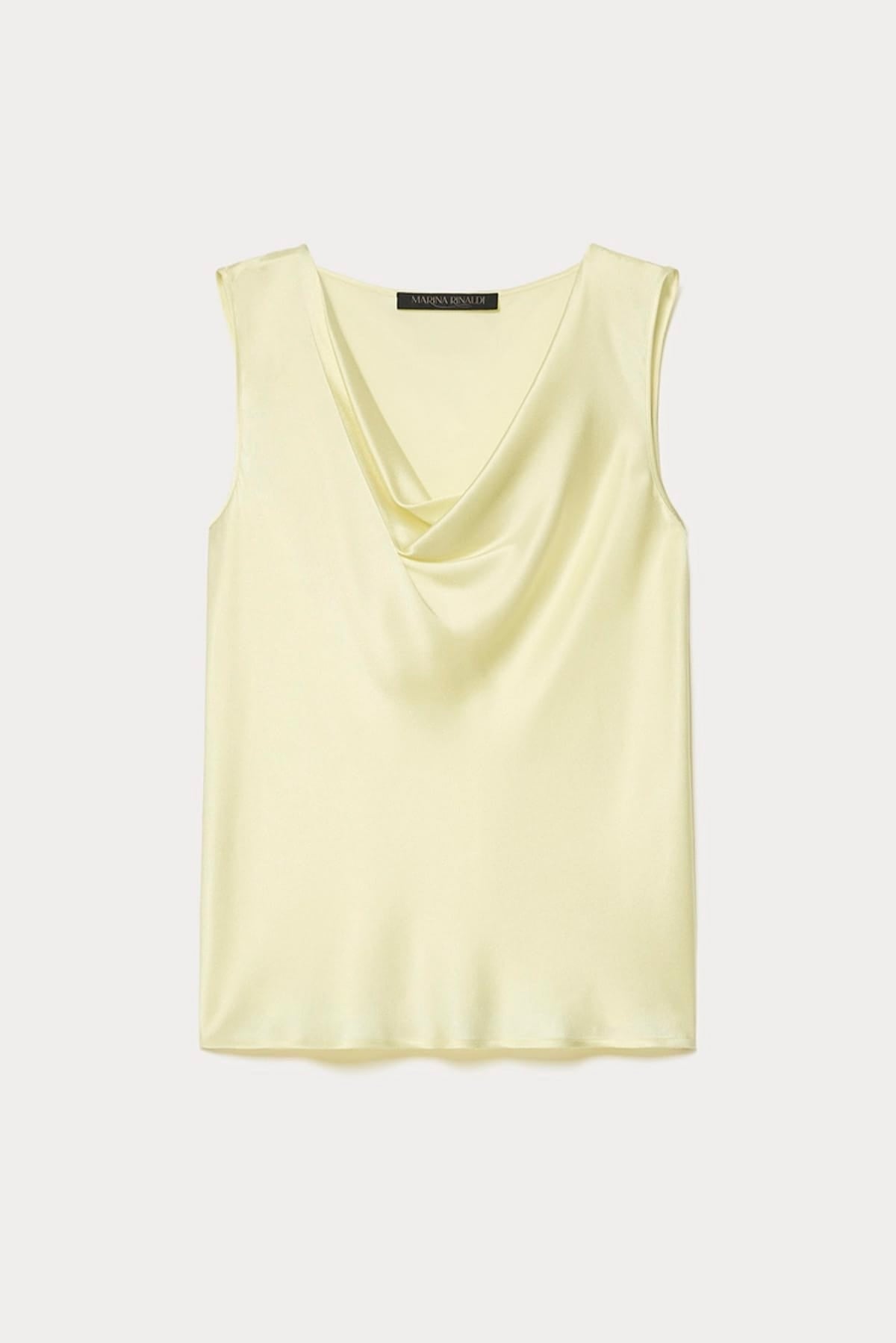 MAXMARA'S BRANDS CAMICIA  ANANAS / 11 Blusa in satin leggero Marina Rinaldi Barolo