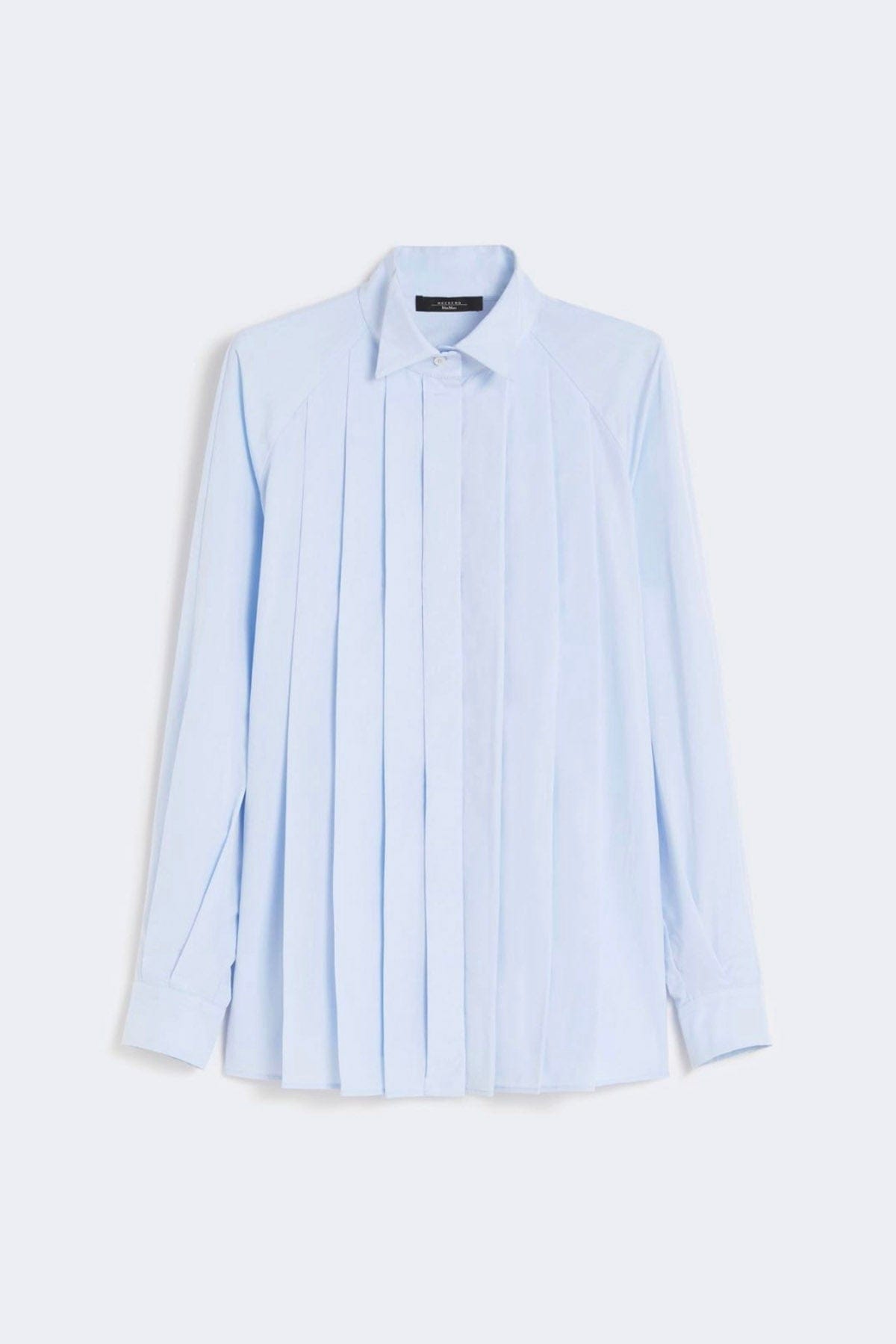 MAXMARA&#39;S BRANDS CAMICIA  AZZURRO / 34 Camicia in cotone donna azzurra Max Mara Weekend Acanto