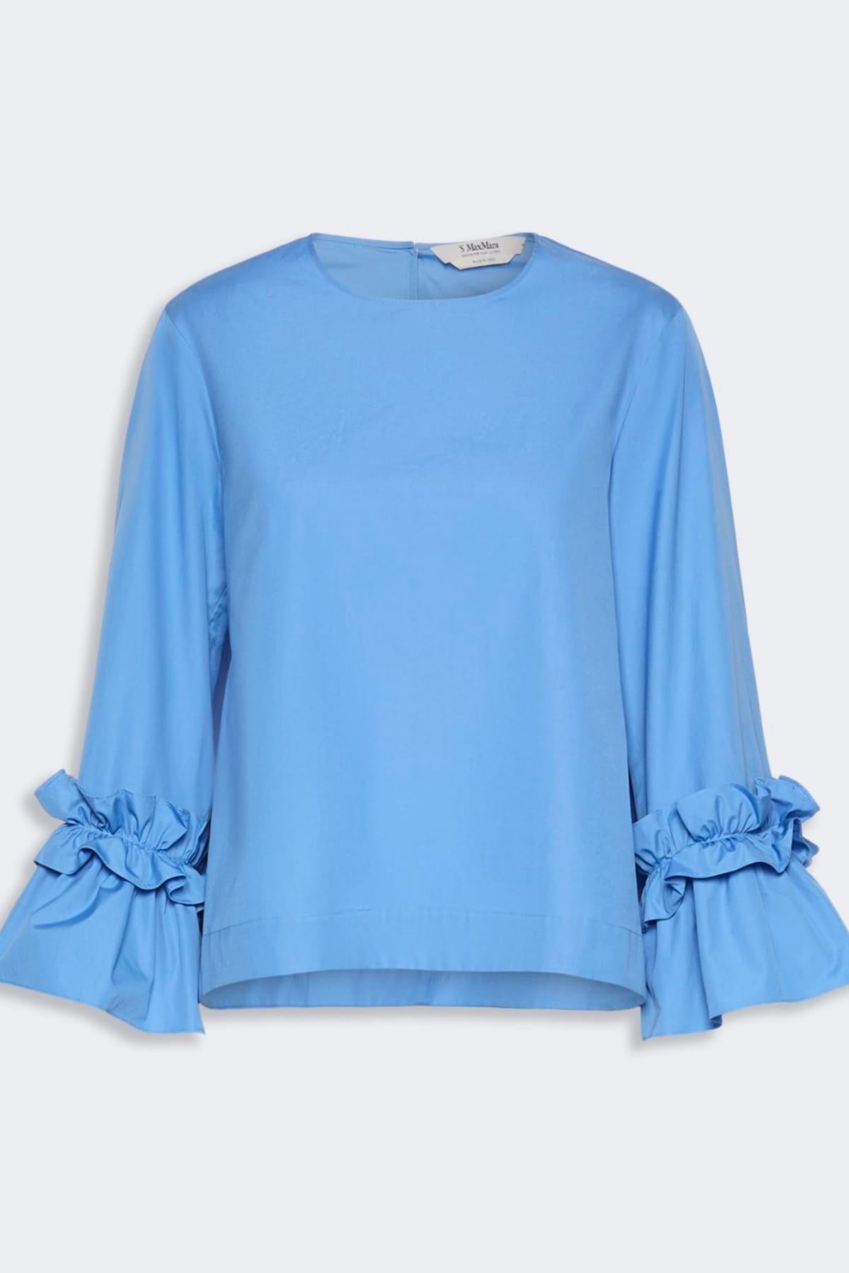 MAXMARA'S BRANDS CAMICIA  AZZURRO / 34 Camicia in cotone donna azzurra 'S Max Mara Smmvalzer