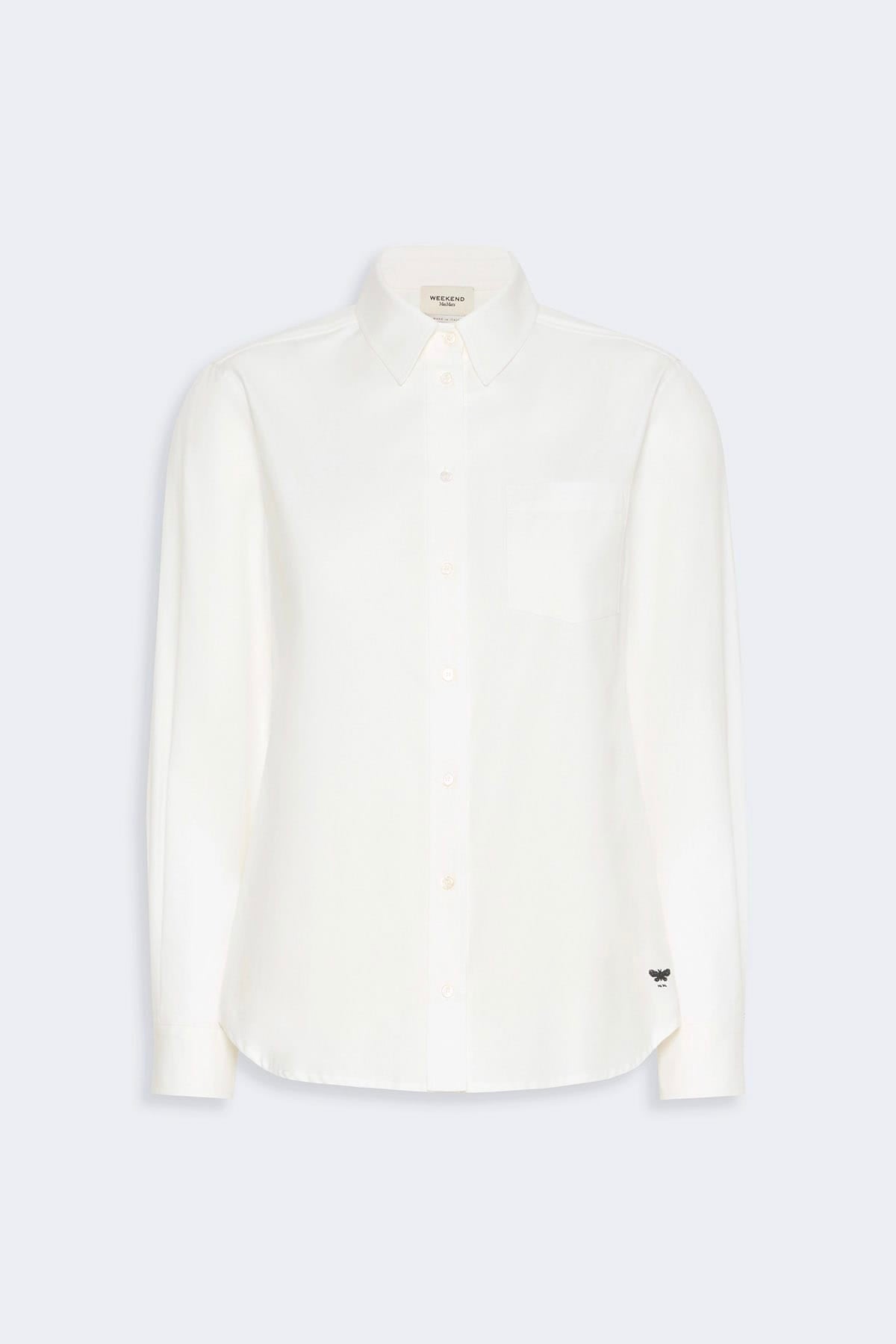 MAXMARA'S BRANDS CAMICIA  BIANCO / 34 Camicia in cotone oxford Max Mara Weekend Wkdcobalto