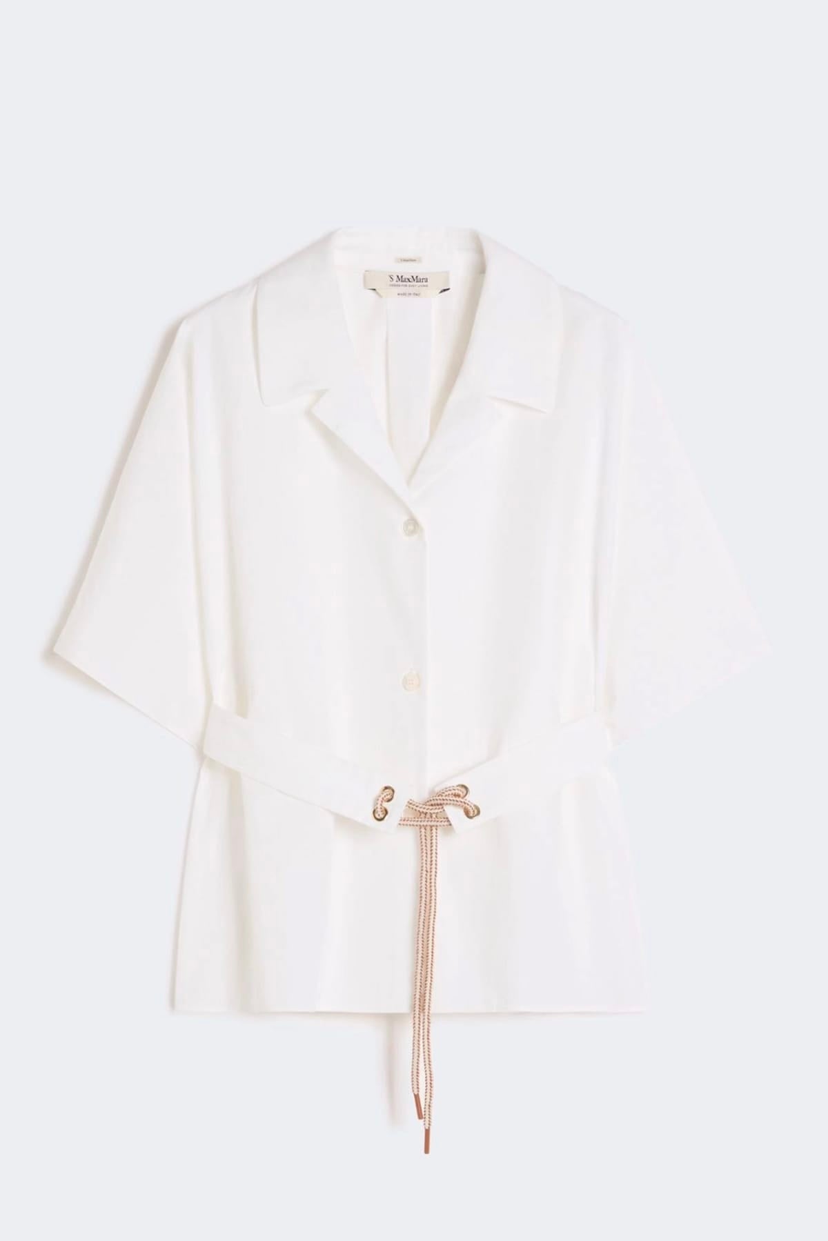 MAXMARA'S BRANDS CAMICIA  BIANCO CANDIDO / 34 Camicia bianca in cotone donna 'S Max Mara Smmcarisma