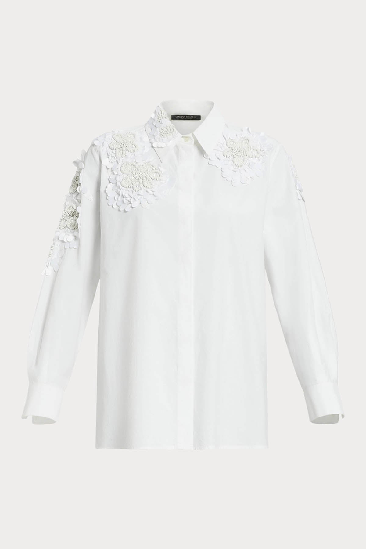 MAXMARA'S BRANDS CAMICIA  BIANCO OTTICO / 11 Camicia Bianca Donna Marina Rinaldi Fetta