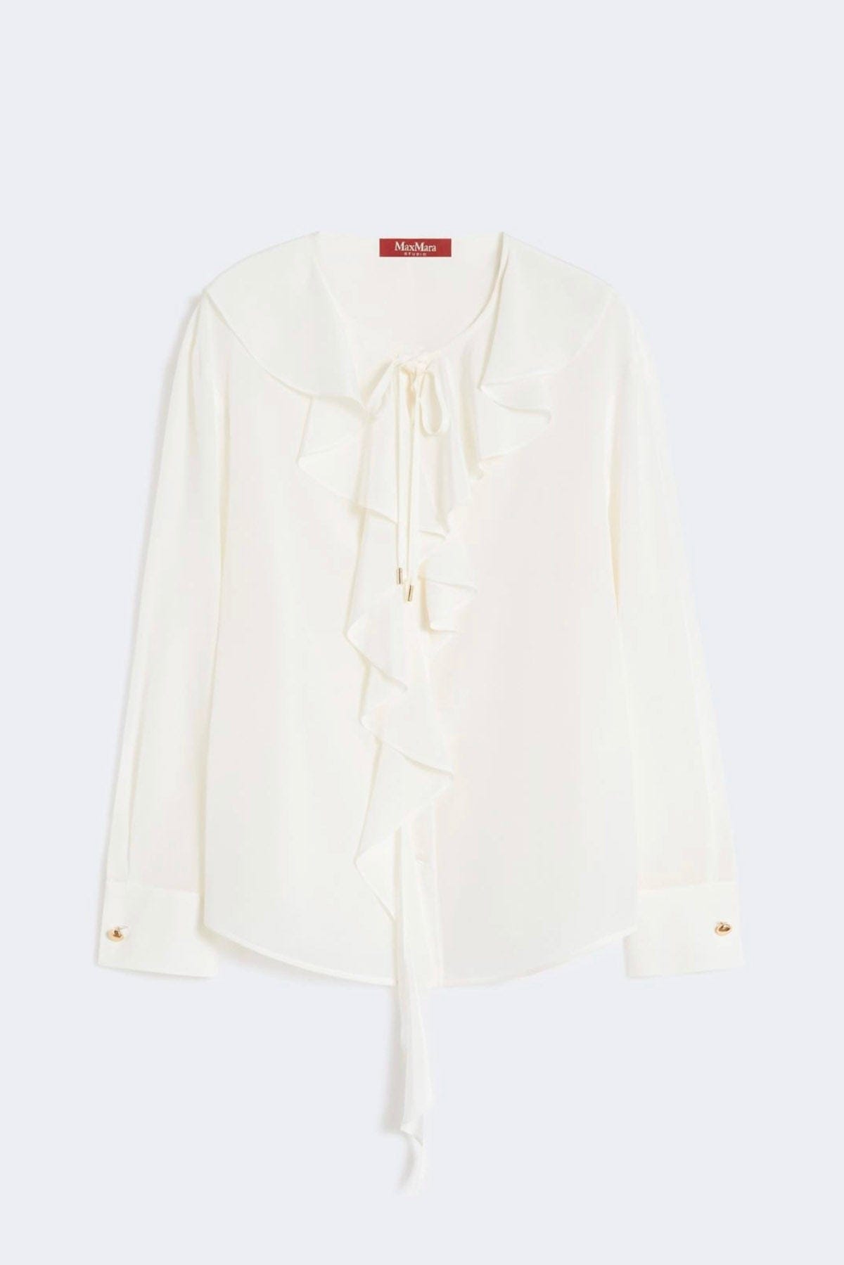 MAXMARA'S BRANDS CAMICIA  BIANCO SETA / 34 Camicia in seta donna Max Mara Studio Mstepica