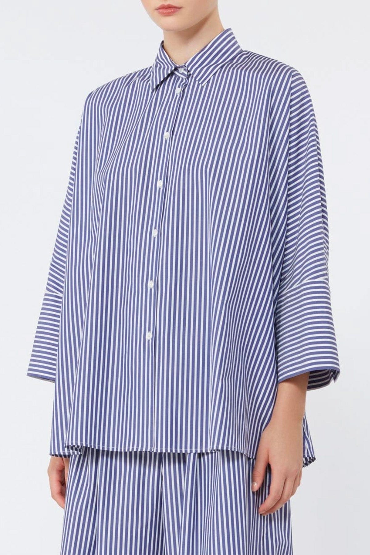 MAXMARA'S BRANDS CAMICIA  Camicia bianca donna in popeline di cotone Weekend Max Mara Wkdhudson