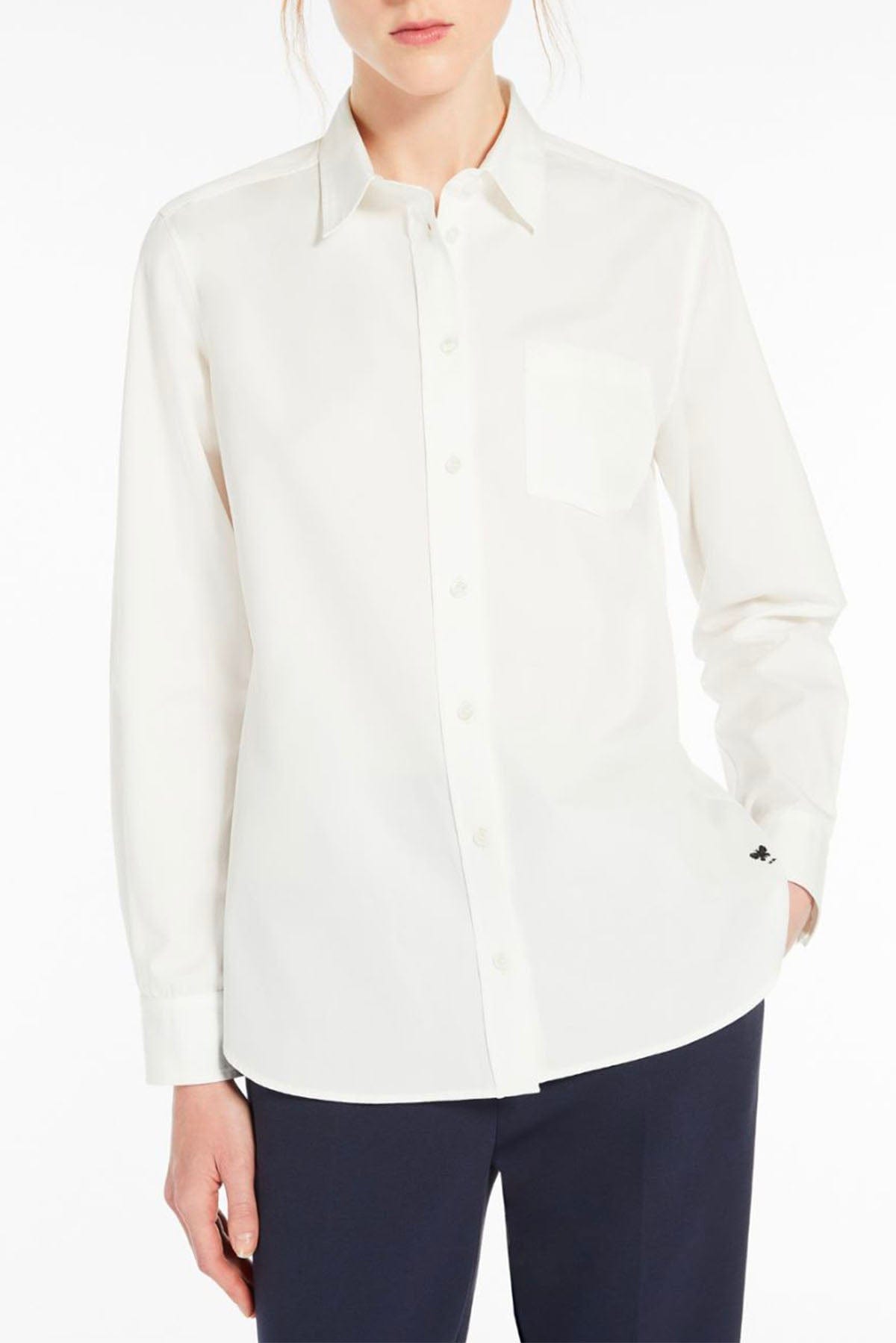 MAXMARA'S BRANDS CAMICIA  BIANCO / 34 Camicia Bianca Donna Max Mara Weekend Bracco