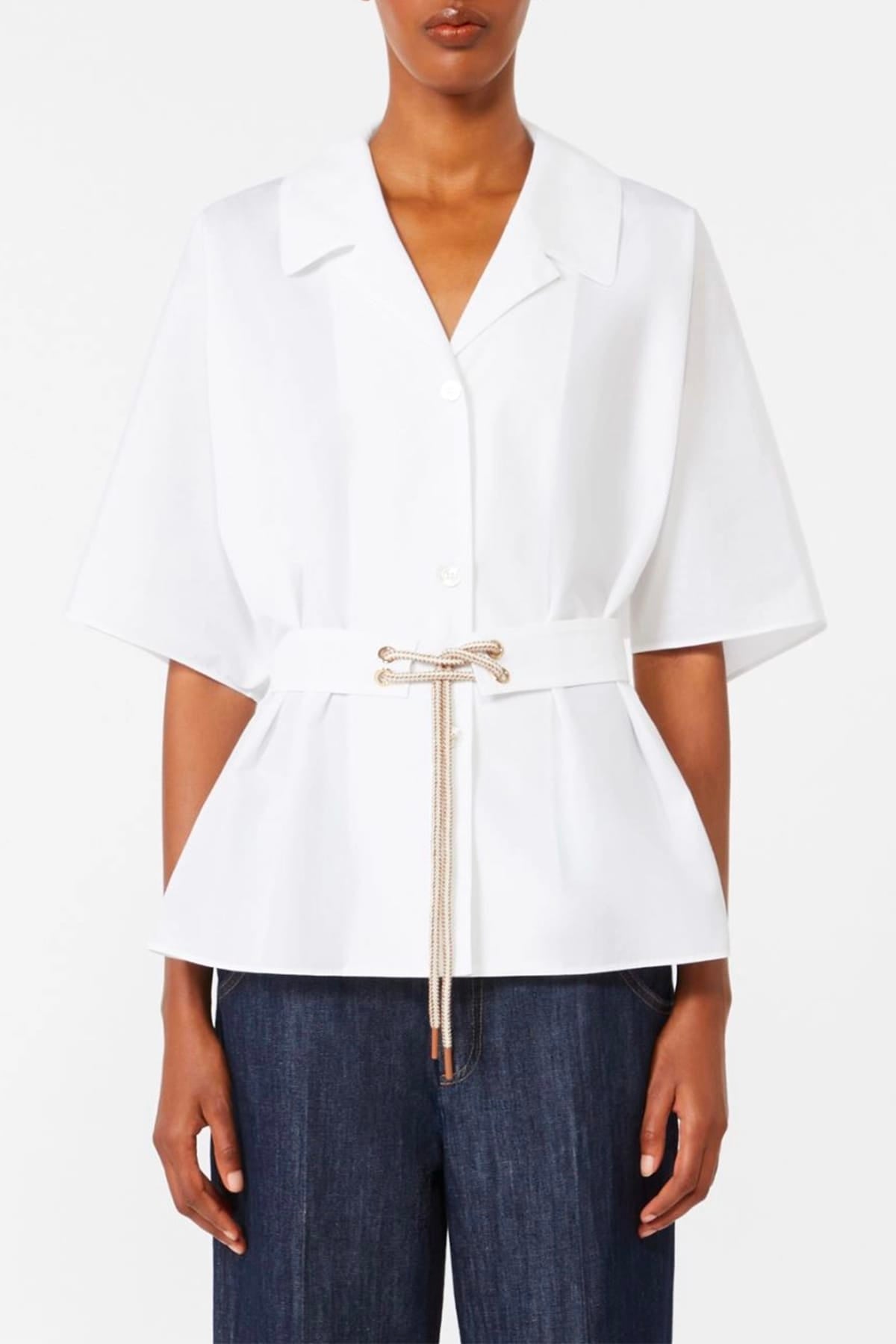 MAXMARA'S BRANDS CAMICIA  Camicia bianca in cotone donna 'S Max Mara Smmcarisma