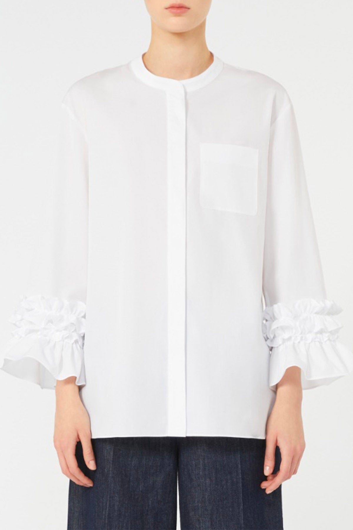 MAXMARA'S BRANDS CAMICIA  BIANCO / 34 Camicia di cotone donna 'S Max Mara Favola