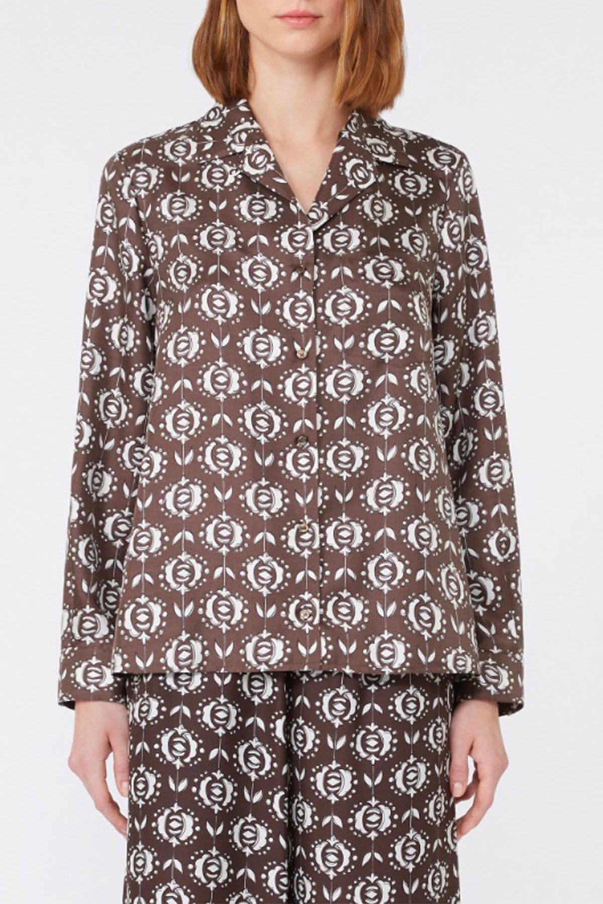 MAXMARA&#39;S BRANDS CAMICIA  Camicia donna ampia in seta Weekend Max Mara Oncia