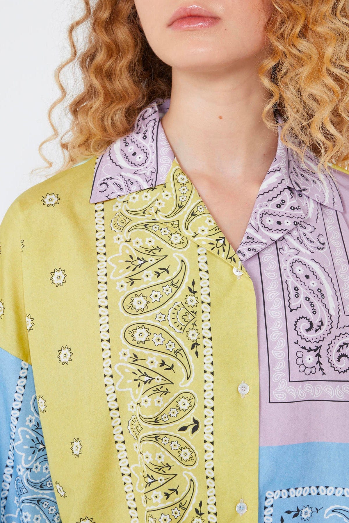 MAXMARA'S BRANDS CAMICIA  BANDANA / XXS Camicia donna in cotone Weekend Max Mara Wkdlampone
