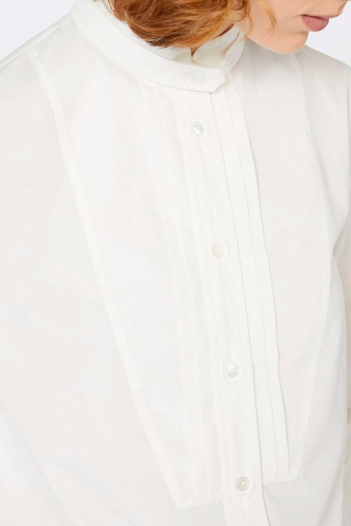 MAXMARA&#39;S BRANDS CAMICIA  Camicia in cotone bianco donna Max Mara Weekend Butterfly1234