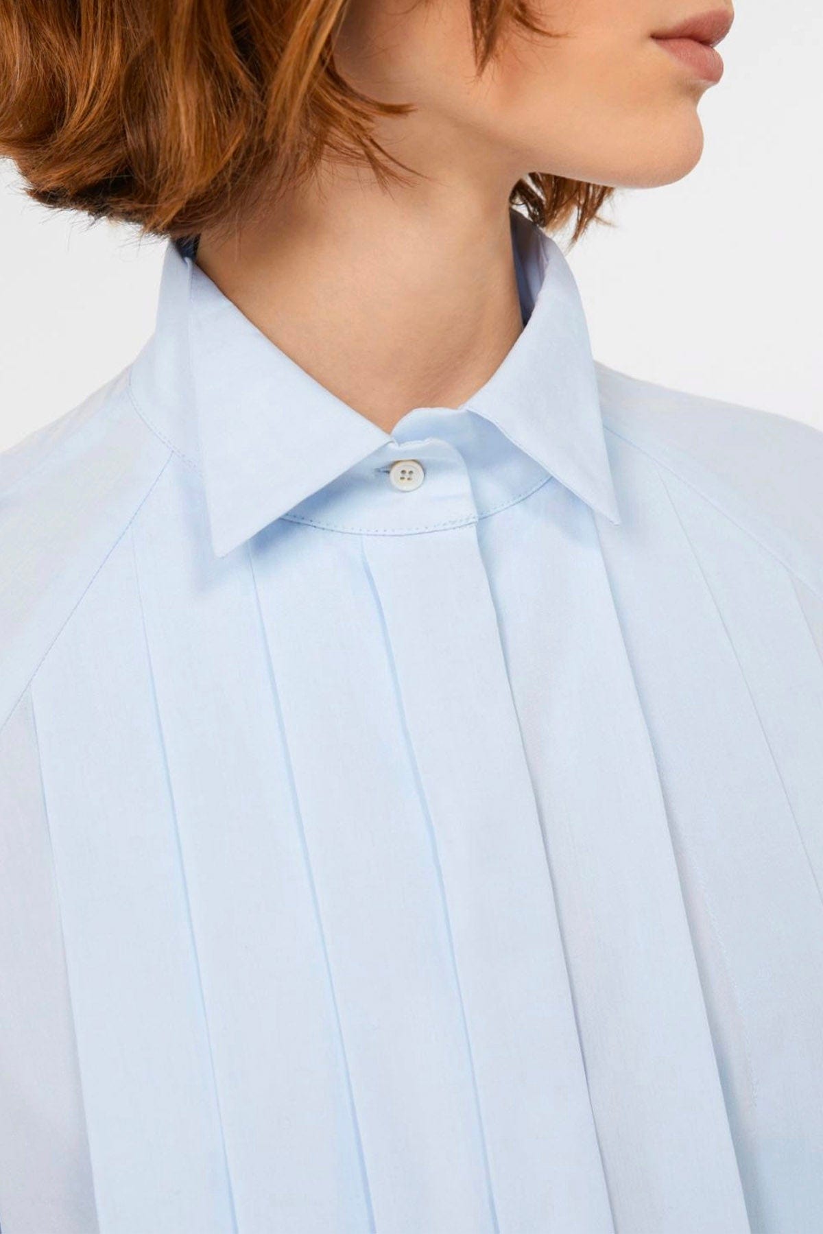 MAXMARA'S BRANDS CAMICIA  AZZURRO / 34 Camicia in cotone donna azzurra Max Mara Weekend Acanto
