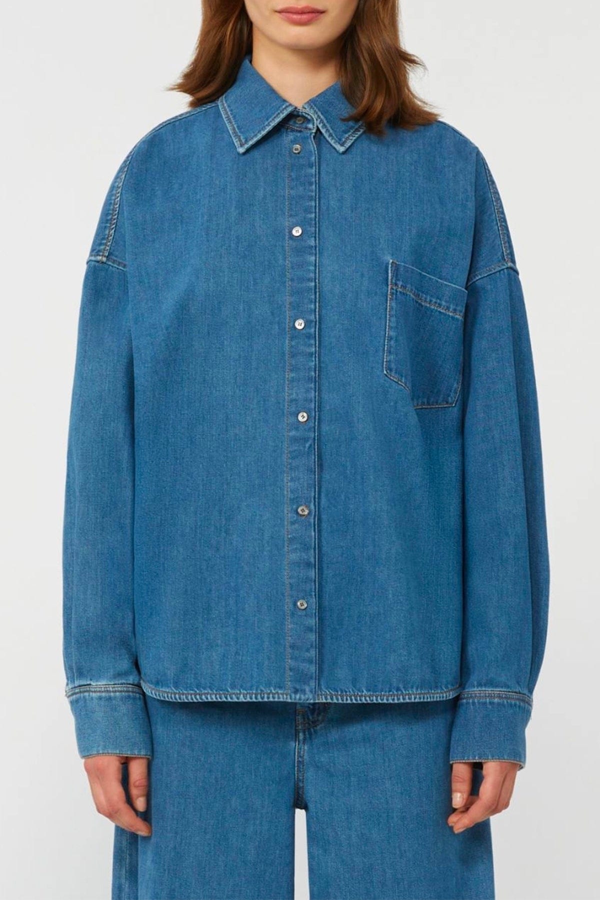 MAXMARA'S BRANDS CAMICIA  Camicia in jeans donna Max Mara Weekend Wkdfoggia