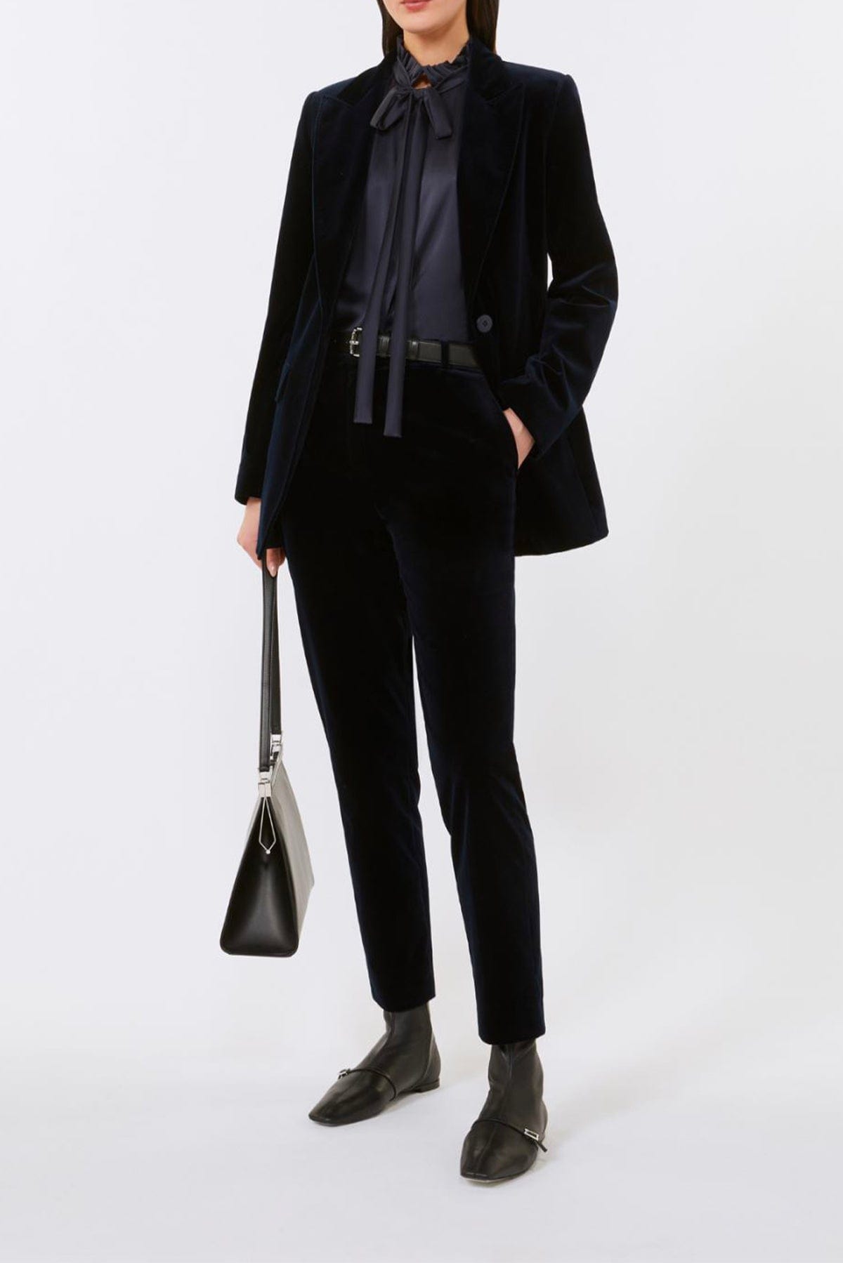 MAXMARA&#39;S BRANDS CAMICIA  Camicia in seta blu donna Max Mara Studio Gilles