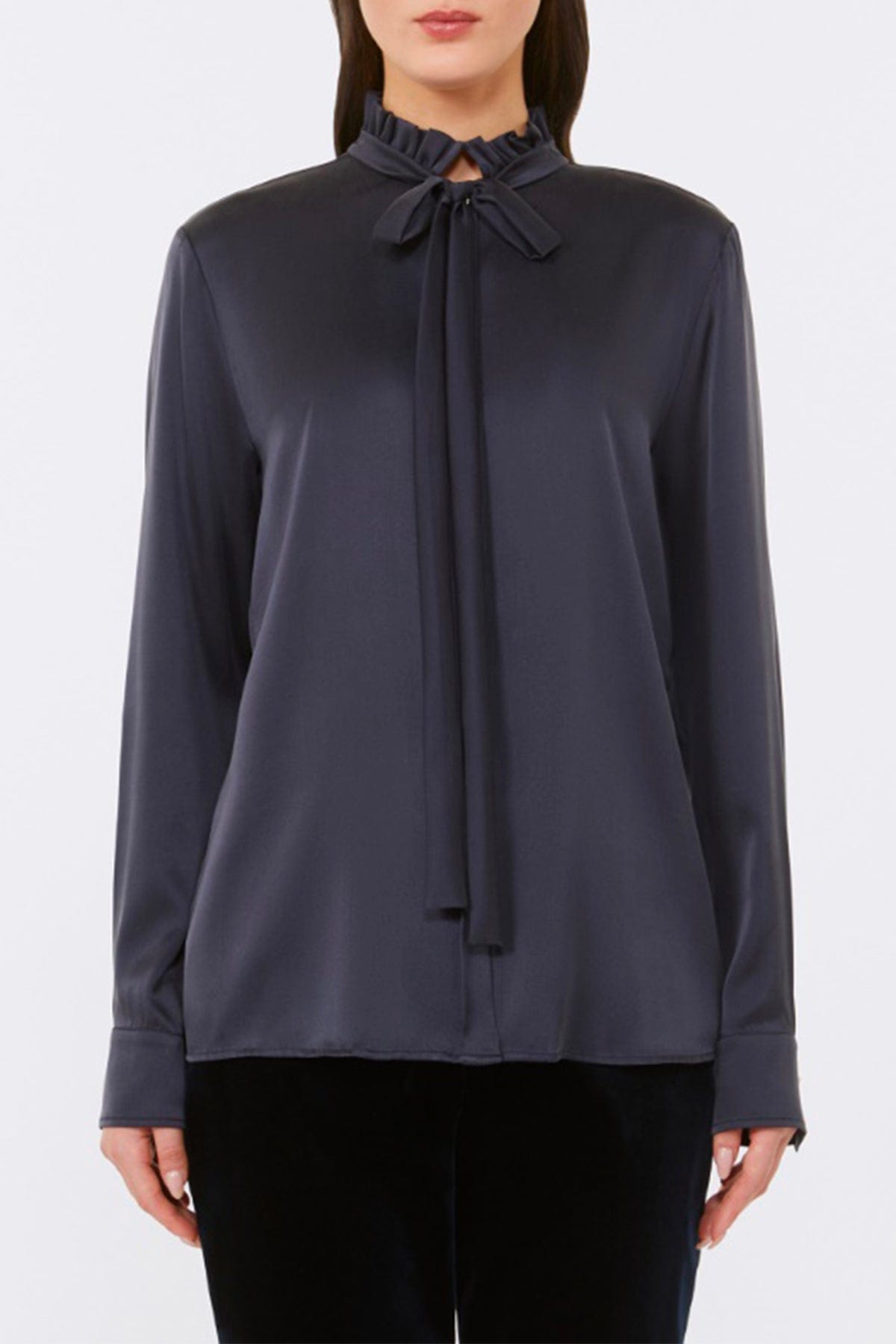 MAXMARA'S BRANDS CAMICIA  BLU / 34 Camicia in seta blu donna Max Mara Studio Gilles