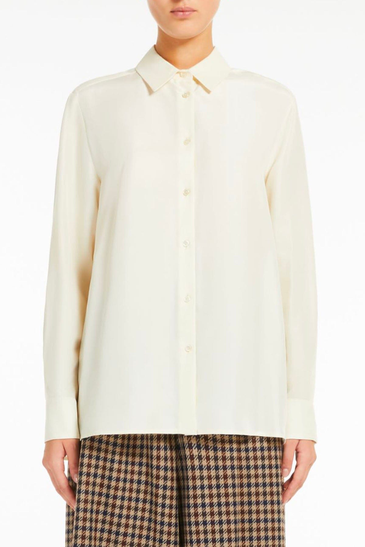 MAXMARA&#39;S BRANDS CAMICIA  Camicia in Seta Donna Max Mara Weekend Almina