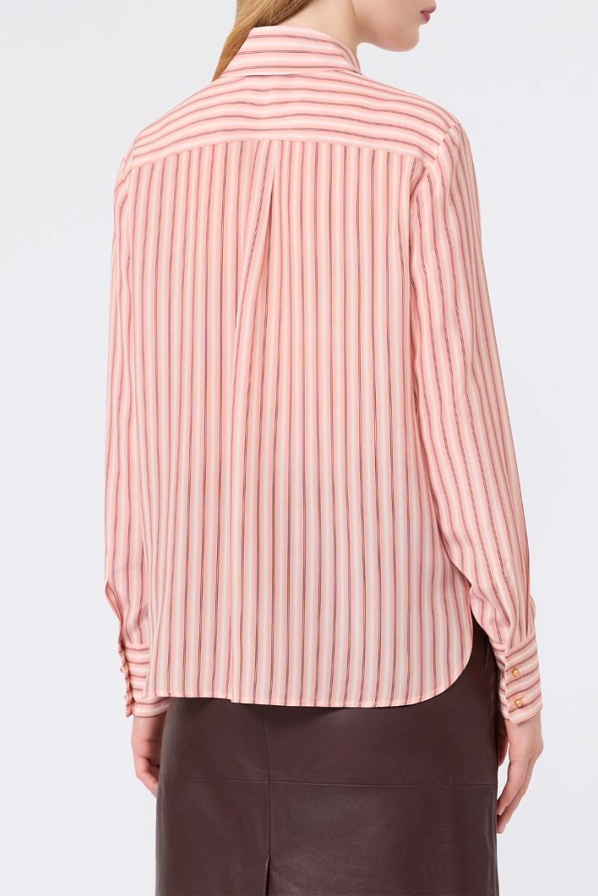 MAXMARA'S BRANDS CAMICIA  Camicia in seta rigata donna Max Mara Studio Mstflirt