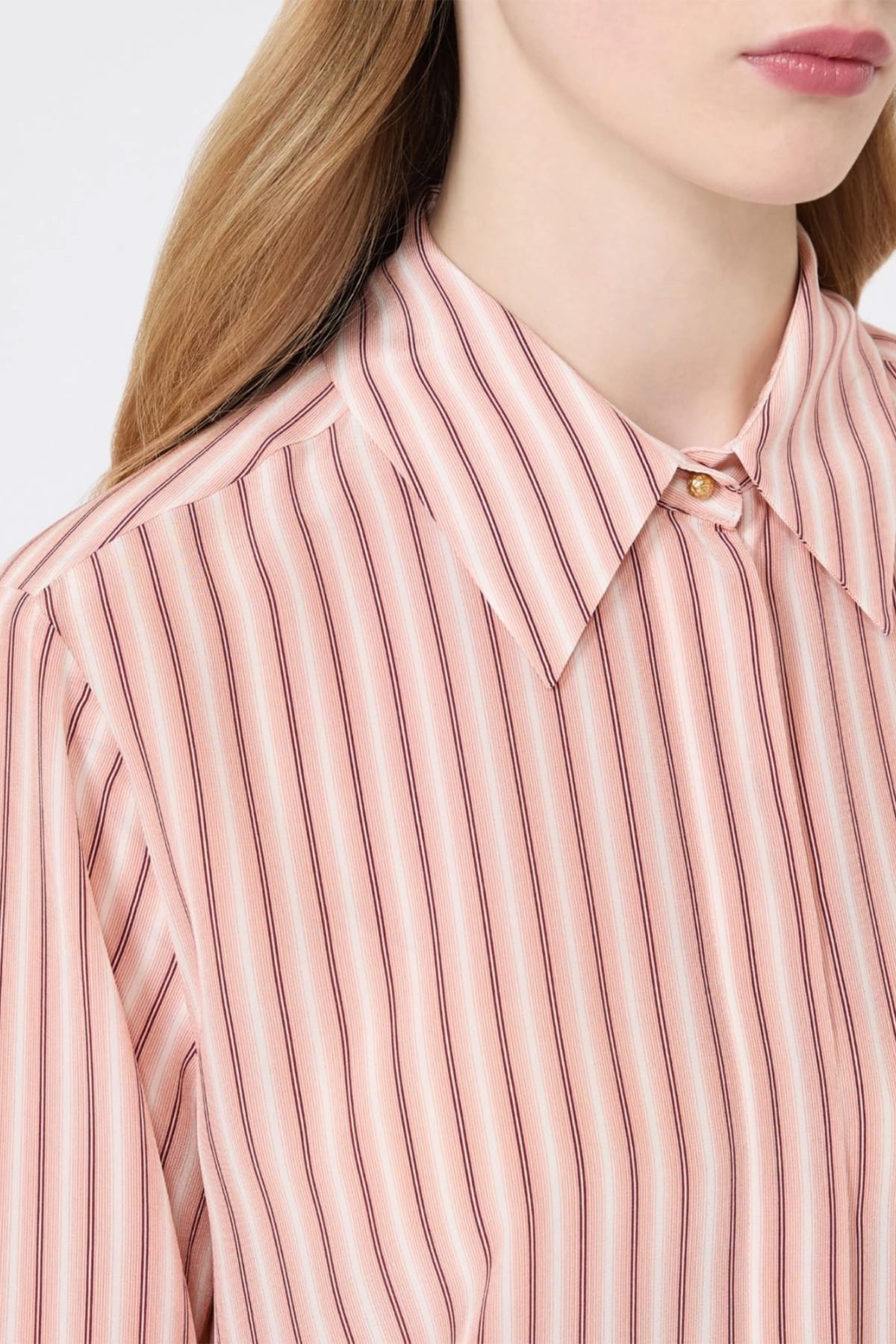 MAXMARA'S BRANDS CAMICIA  Camicia in seta rigata donna Max Mara Studio Mstflirt