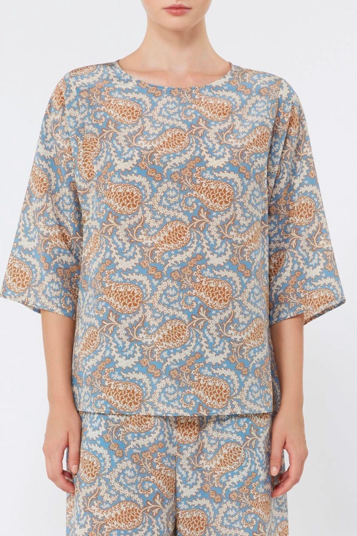 MAXMARA'S BRANDS CAMICIA  Camicia in seta stampata donna Weekend Max Mara Wkdginnico