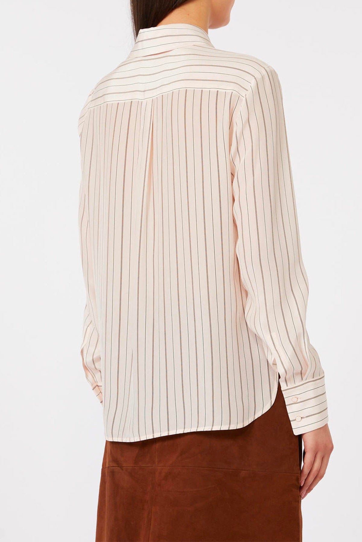 MAXMARA'S BRANDS CAMICIA  Camicia rigata in seta donna Max Mara Studio Mstflirt
