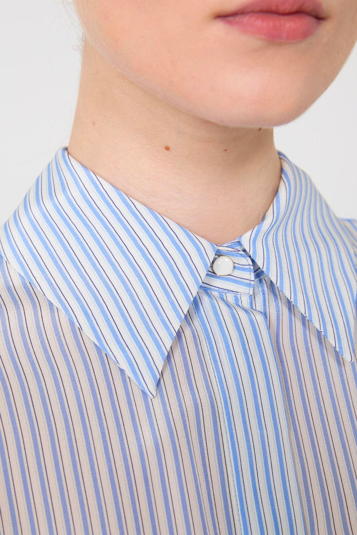 MAXMARA'S BRANDS CAMICIA  Camicia rigata in seta donna Max Mara Studio Mstflirt