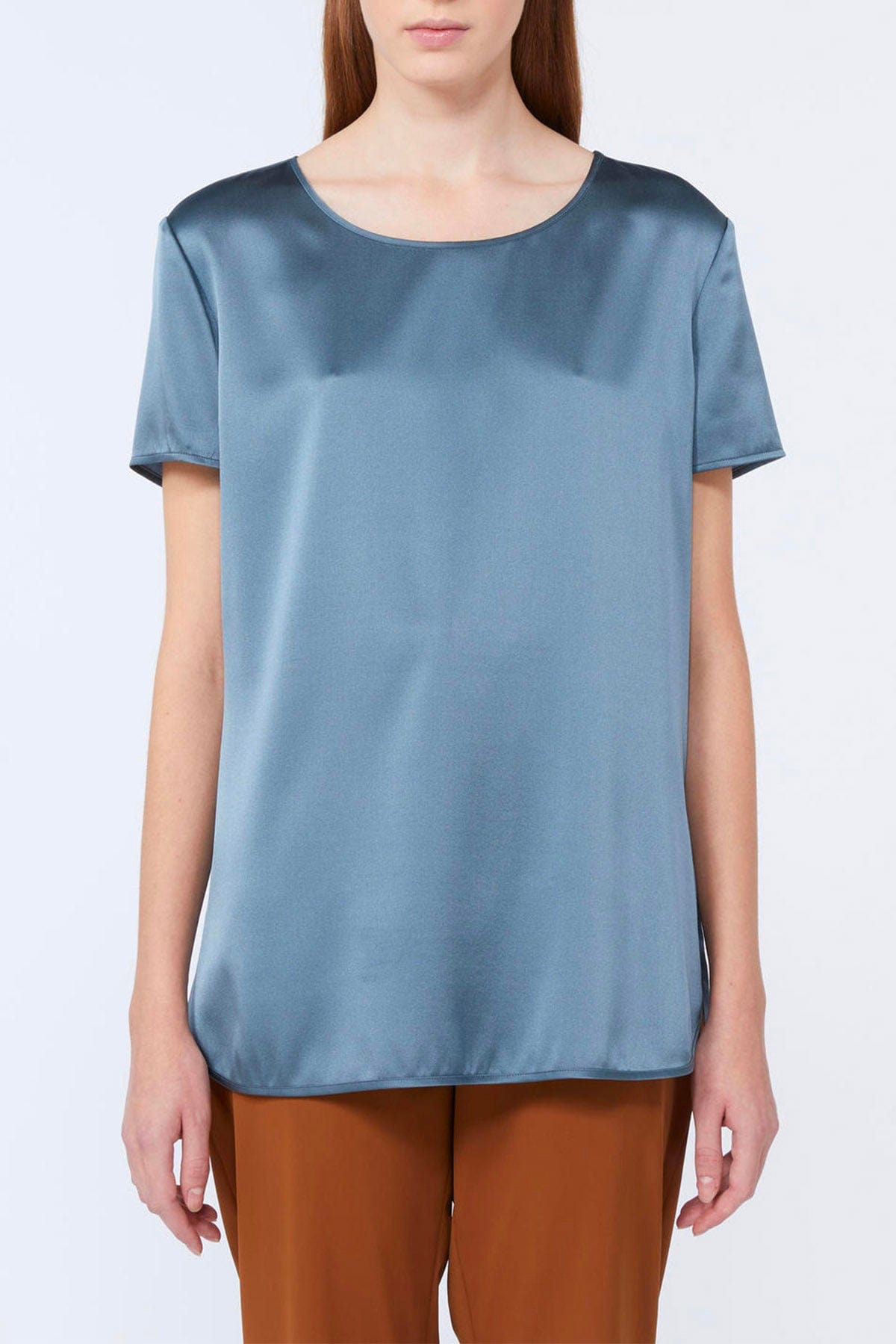 MAXMARA'S BRANDS CAMICIA  CARTA DA ZUCCHERO / 34 Blusa in seta Max Mara MM Cortona