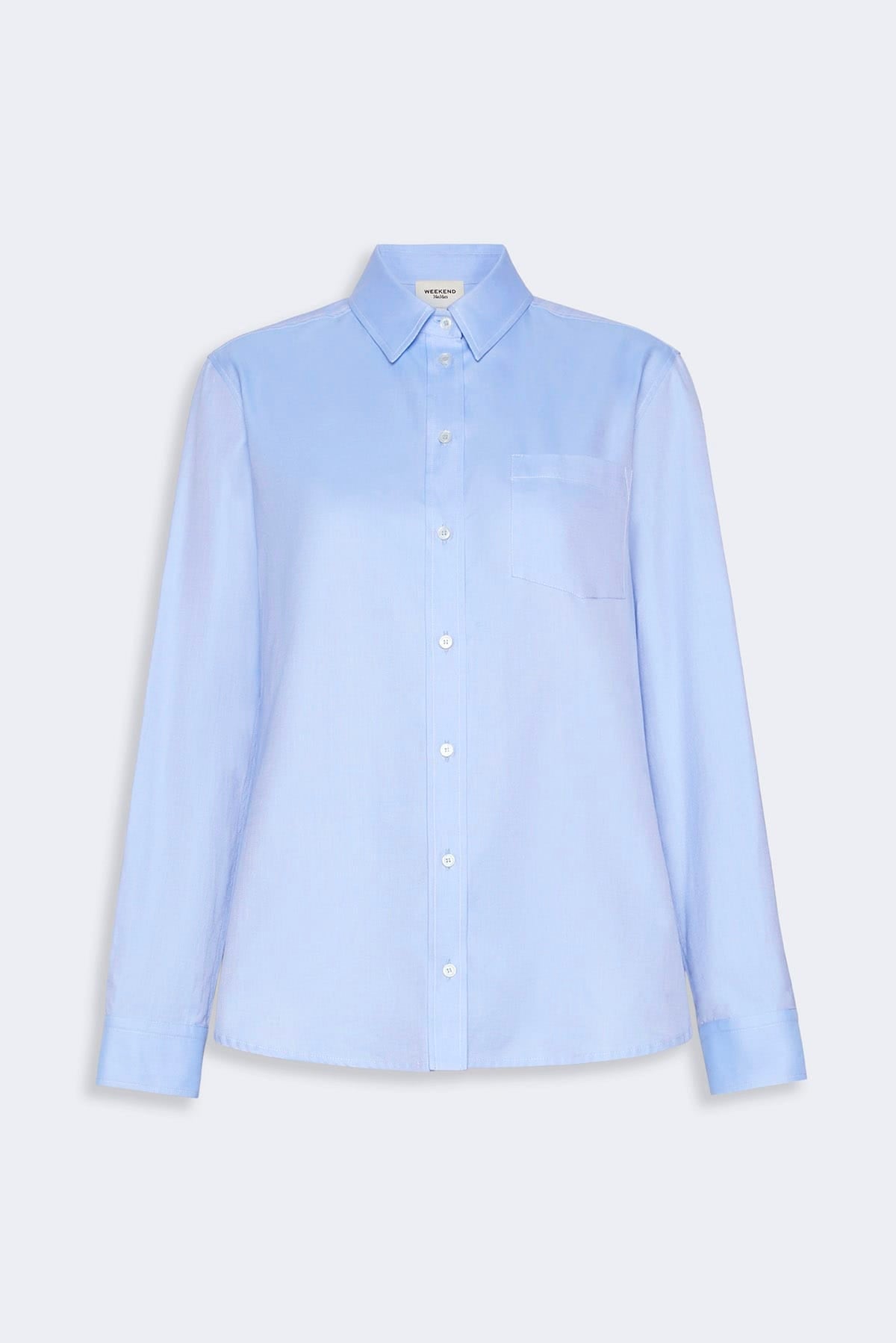 MAXMARA'S BRANDS CAMICIA  CELESTE / 34 Camicia in cotone oxford Max Mara Weekend Wkdcobalto