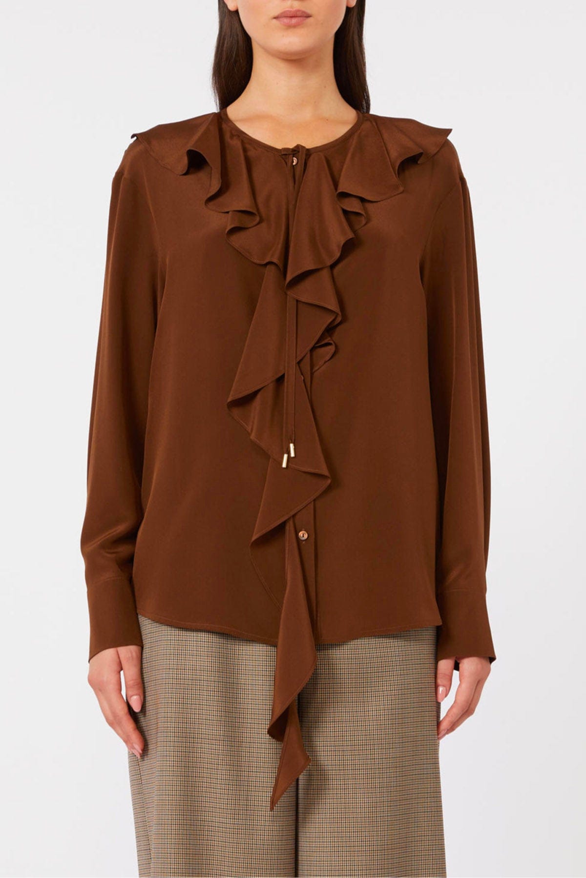 MAXMARA'S BRANDS CAMICIA  BIANCO SETA / 34 Camicia in seta donna Max Mara Studio Mstepica