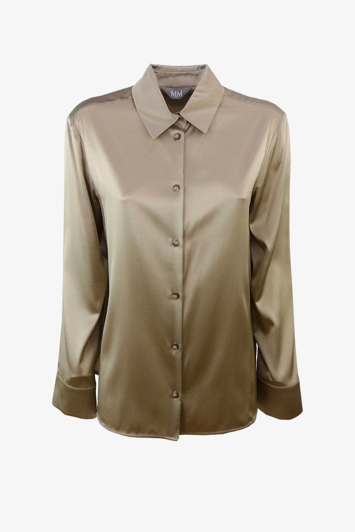 MAXMARA'S BRANDS CAMICIA  FANGO / 34 Camicia in raso donna Max Mara MM Kadiak