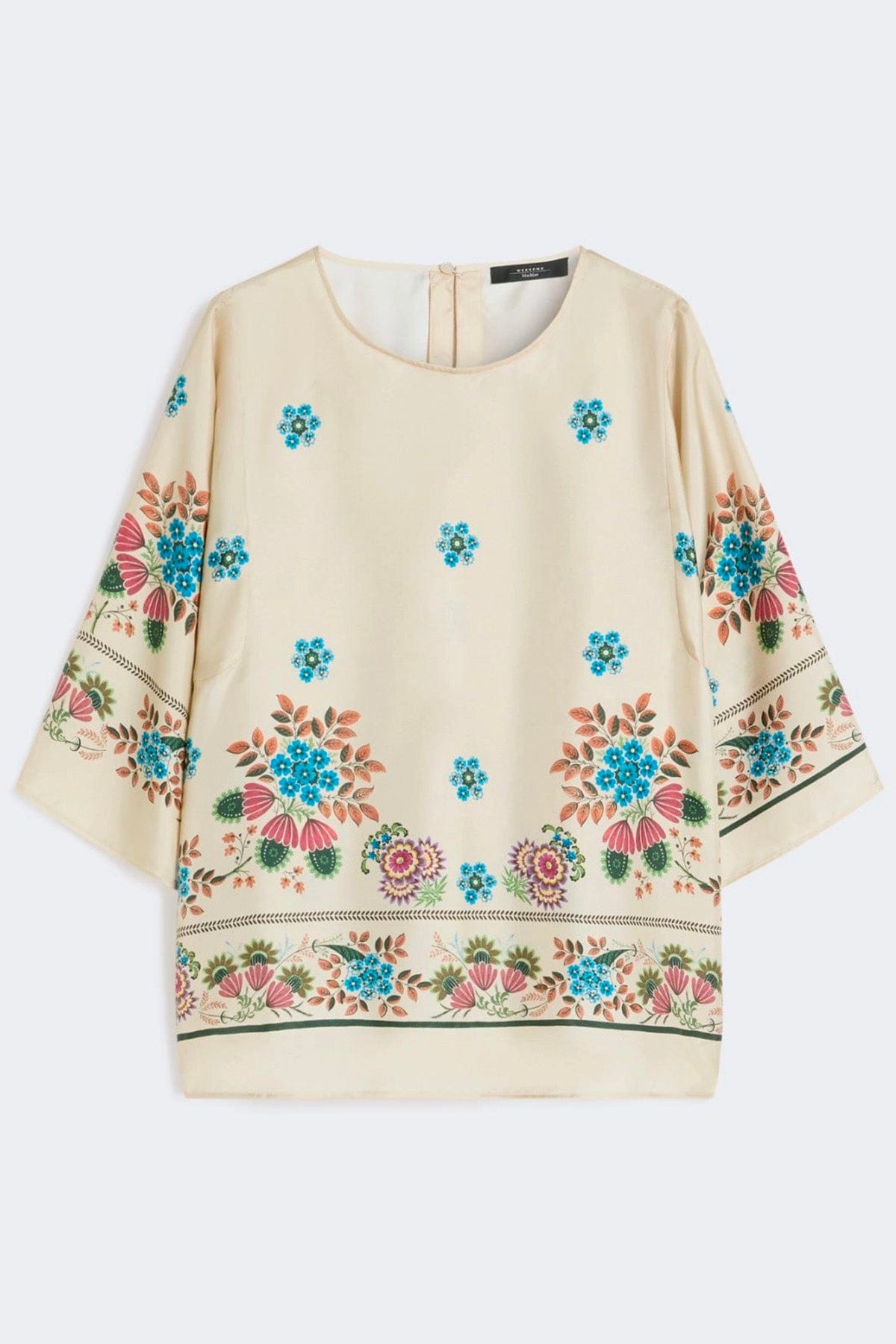 MAXMARA'S BRANDS CAMICIA  FONDO BIANCO / 34 Camicia in seta donna Max Mara Weekend Wkdsamba
