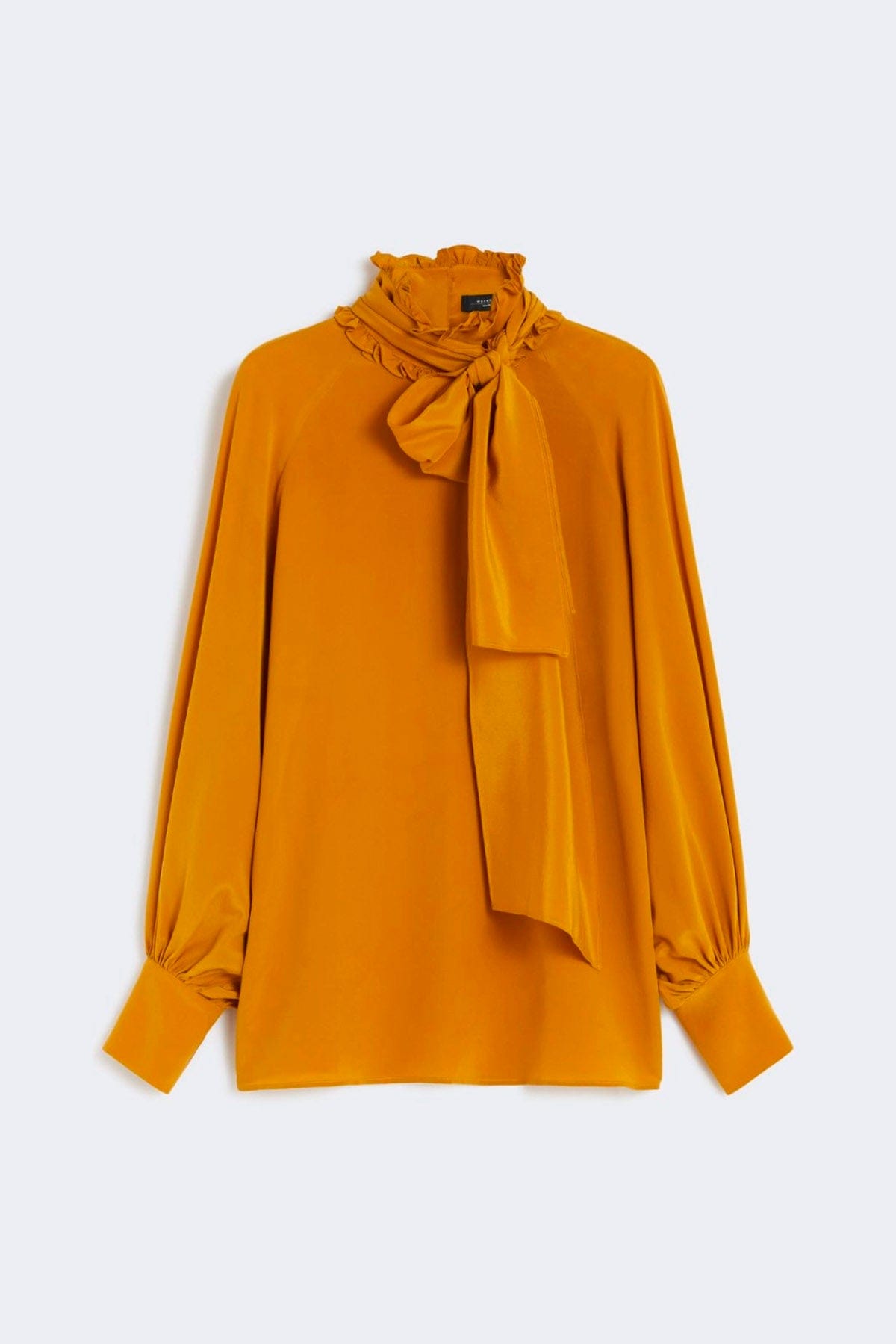MAXMARA'S BRANDS CAMICIA  GIALLO OCRA / 34 Camicia in seta ocra donna Max Mara Weekend Guido