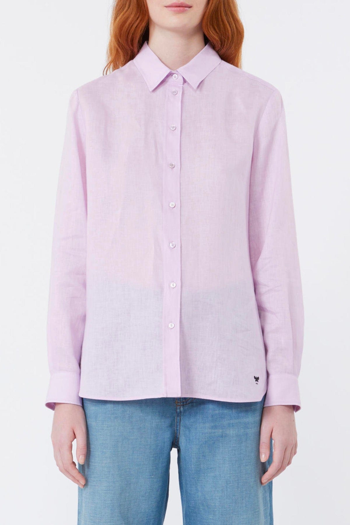 MAXMARA'S BRANDS CAMICIA  LILLA / 34 Camicia in lino donna Weekend Max Mara Wkdwerner