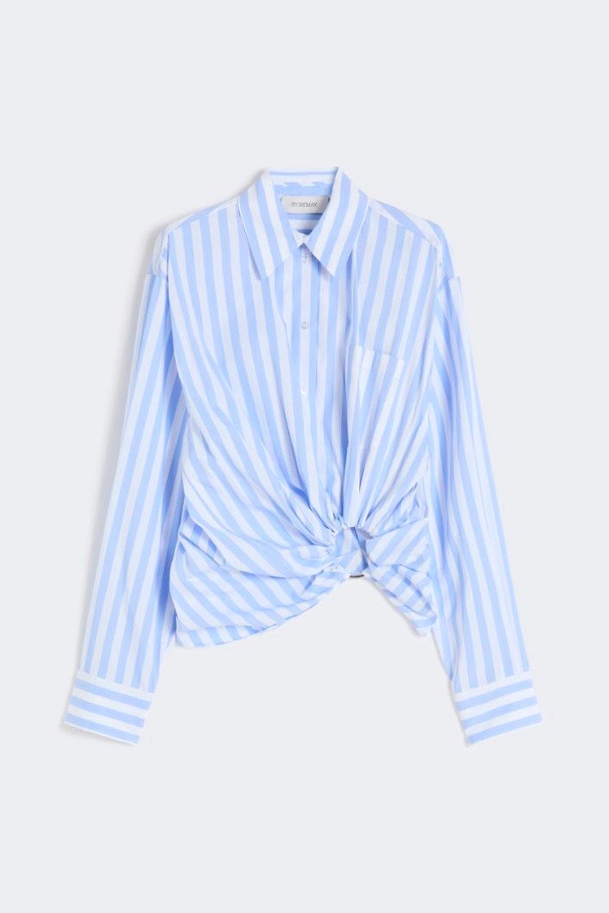 MAXMARA'S BRANDS CAMICIA  RIGATO CELESTE / 34 Camicia donna Sportmax rigata Spxpalmizi
