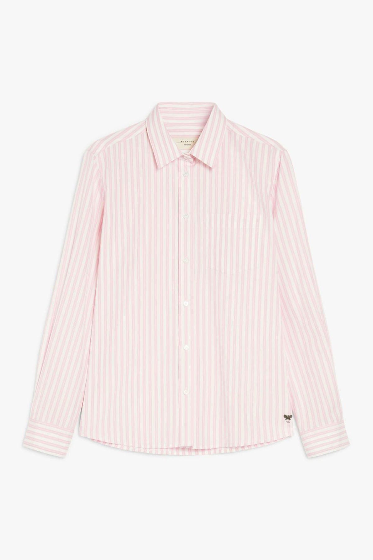 MAXMARA&#39;S BRANDS CAMICIA  ROSA / 34 Camicia Rigata Donna Max Mara Weekend Bahamas