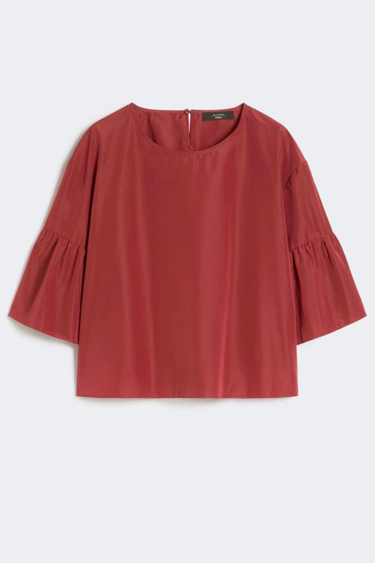 MAXMARA'S BRANDS CAMICIA  AZZURRO / 34 Camicia donna in teffetà Weekend Max Mara Wkdbreak