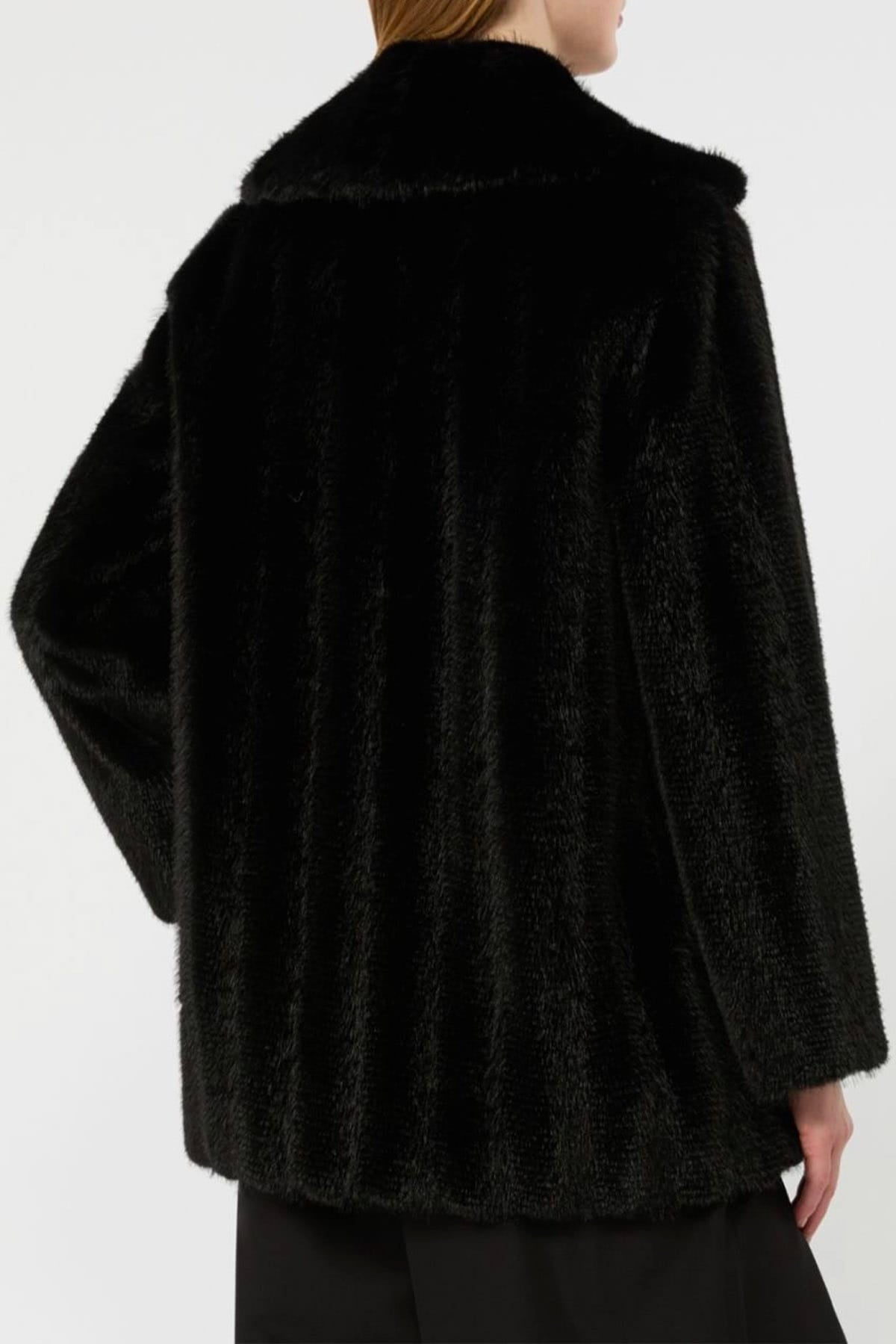 MAXMARA'S BRANDS CAPOSPALLA ASPET. PELLIC Giaccone pelliccia vegana donna Max Mara Studio Mstneo