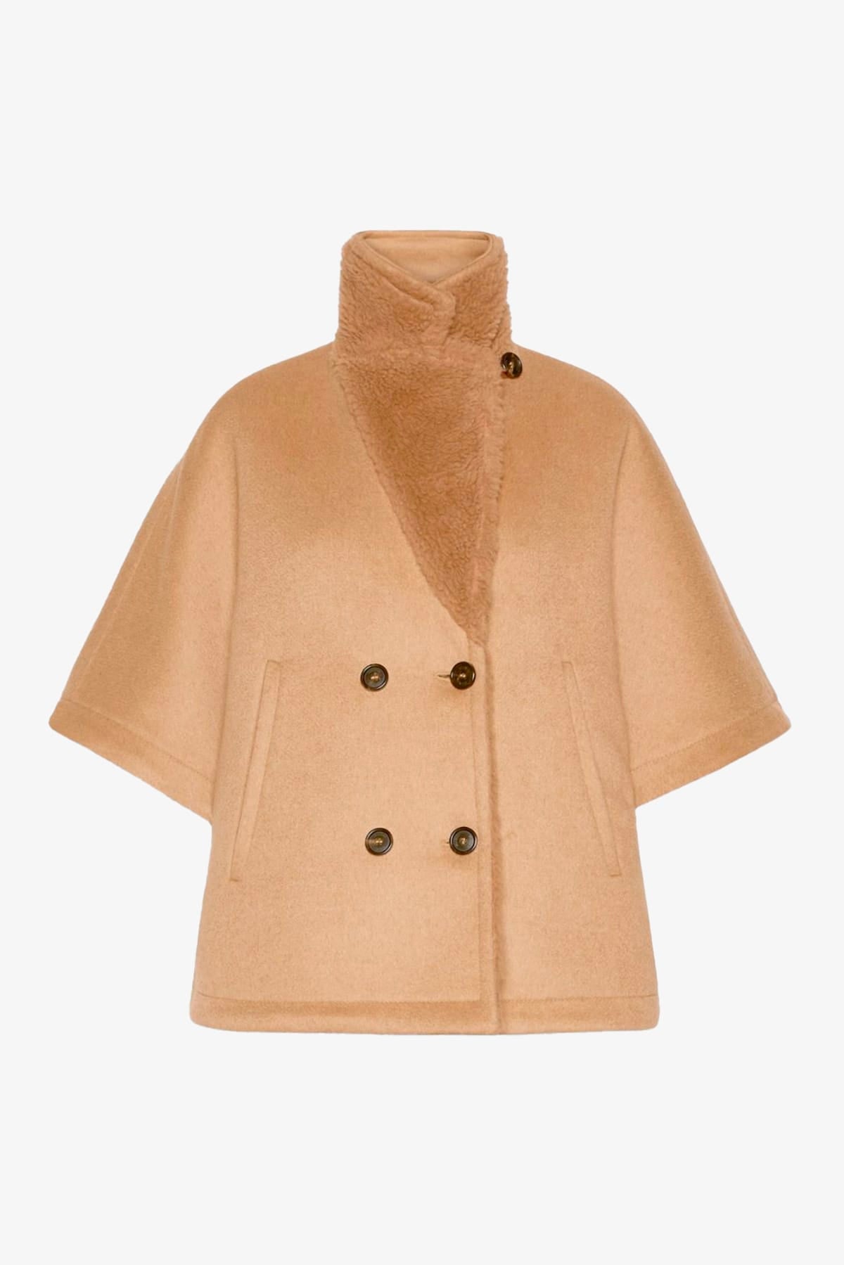 MAXMARA'S BRANDS CAPPA-MANTELLA-PONCHO CAMMELLO / SM Cappa reversibile Teddy Max Mara Mxamemo