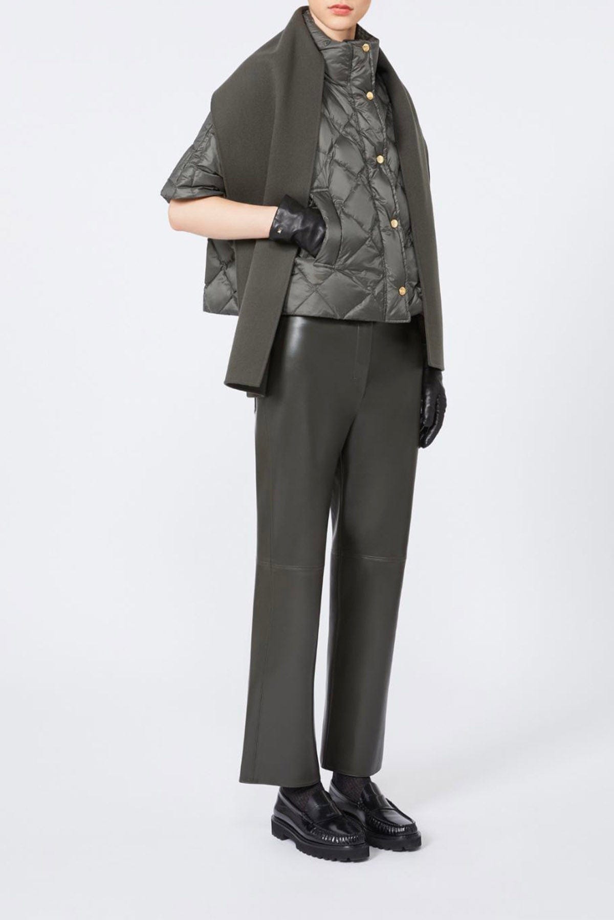 MAXMARA&#39;S BRANDS CAPPA-MANTELLA-PONCHO Imbottito corto donna Max Mara The Cube Tresi