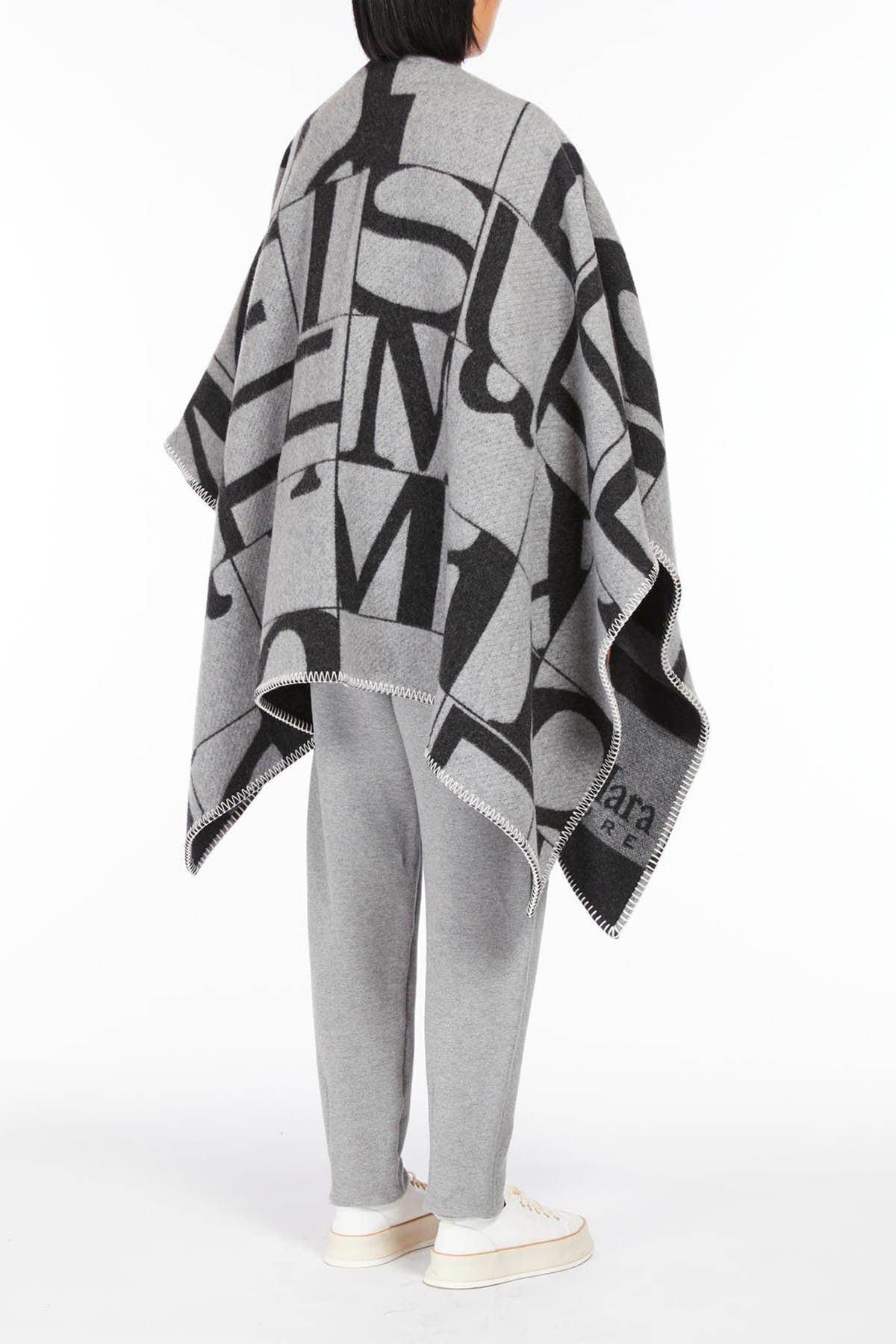 MAXMARA&#39;S BRANDS CAPPA-MANTELLA-PONCHO Poncho in Lana Donna Max Mara Leisure Deremi