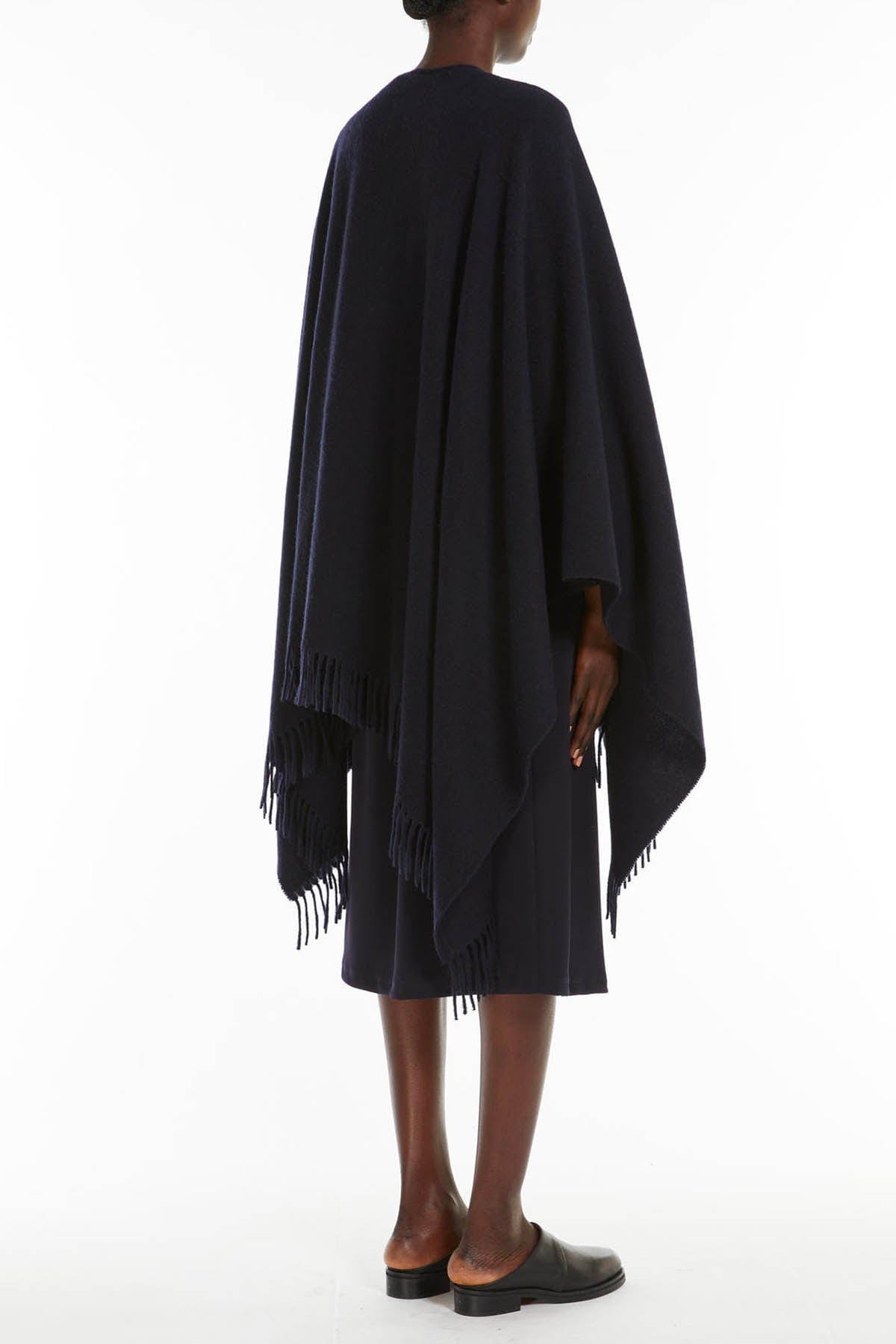 MAXMARA&#39;S BRANDS CAPPA-MANTELLA-PONCHO Poncho in Lana Donna Max Mara Leisure Martora