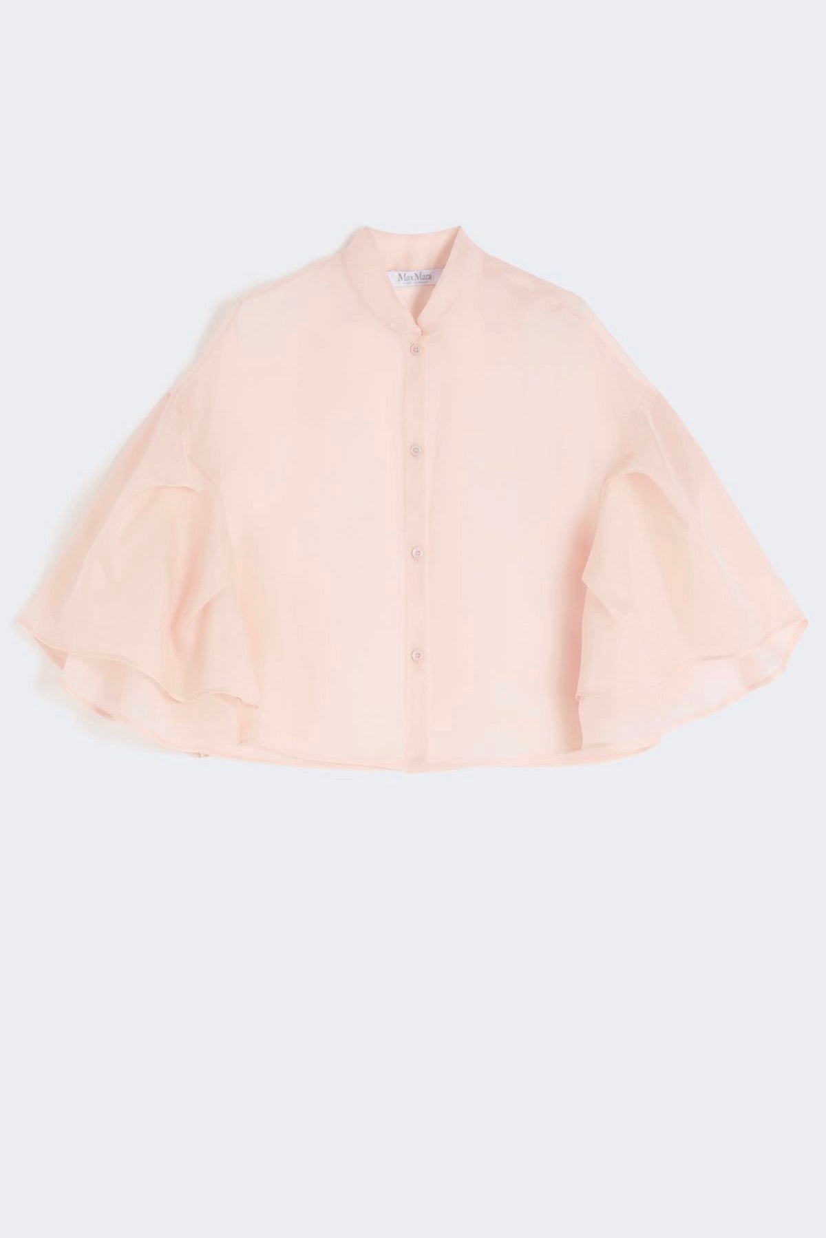 MAXMARA'S BRANDS CAPPA-MANTELLA-PONCHO ROSA PORCELLANA / XXS Cappa in seta donna Max Mara Mxadonna
