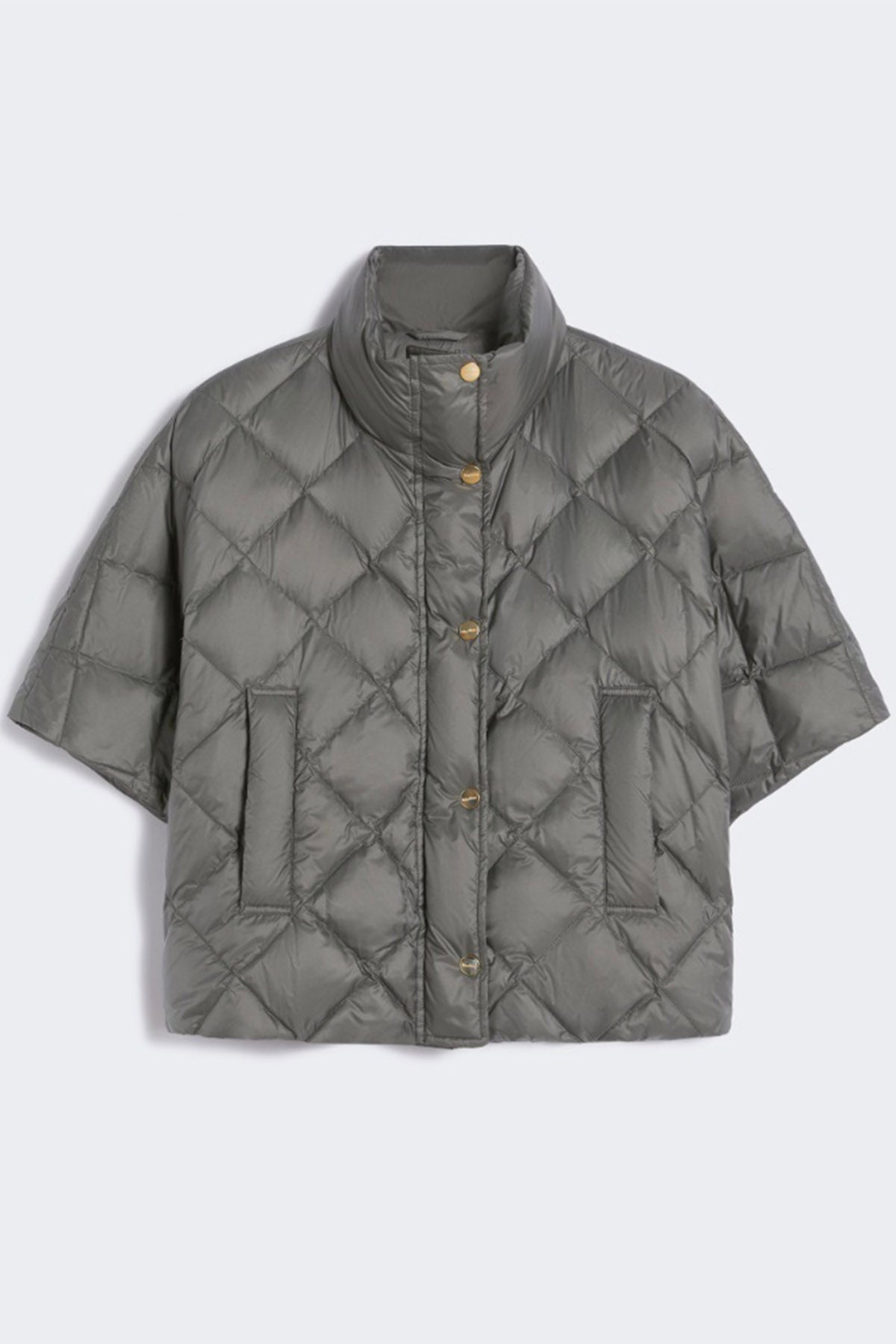 MAXMARA&#39;S BRANDS CAPPA-MANTELLA-PONCHO VERDE / XXS Imbottito corto donna Max Mara The Cube Tresi
