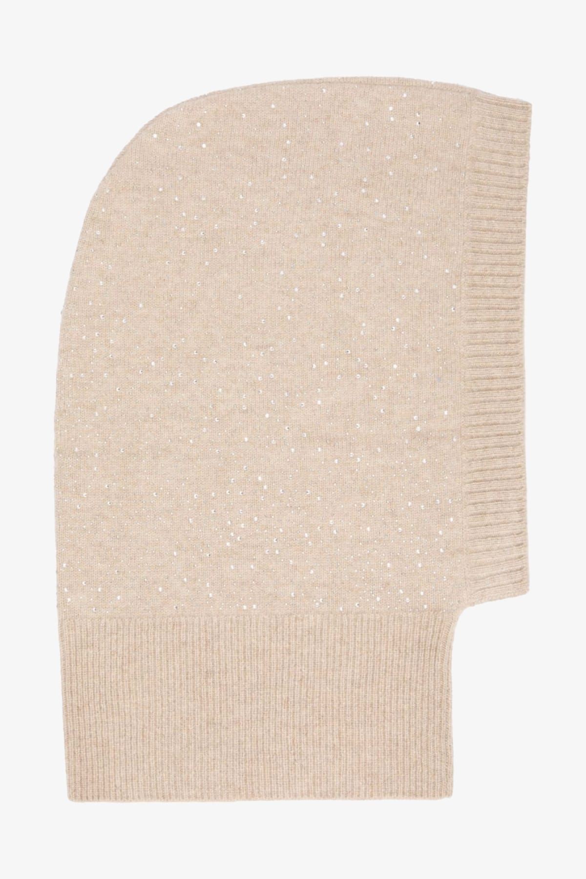 MAXMARA'S BRANDS CAPPELLO-BERRETTO  CACHA / UNICA Balaclava in cashmere e strass Max Mara Mxajunior
