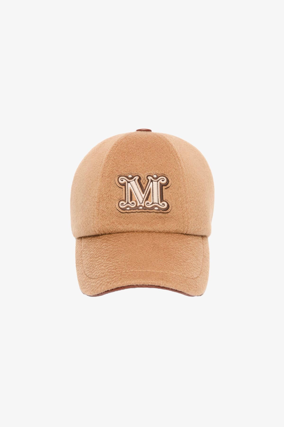 MAXMARA'S BRANDS CAPPELLO-BERRETTO  CAMMELLO / 54 Cappello da baseballl in cashmere donna Max Mara Mxaordine