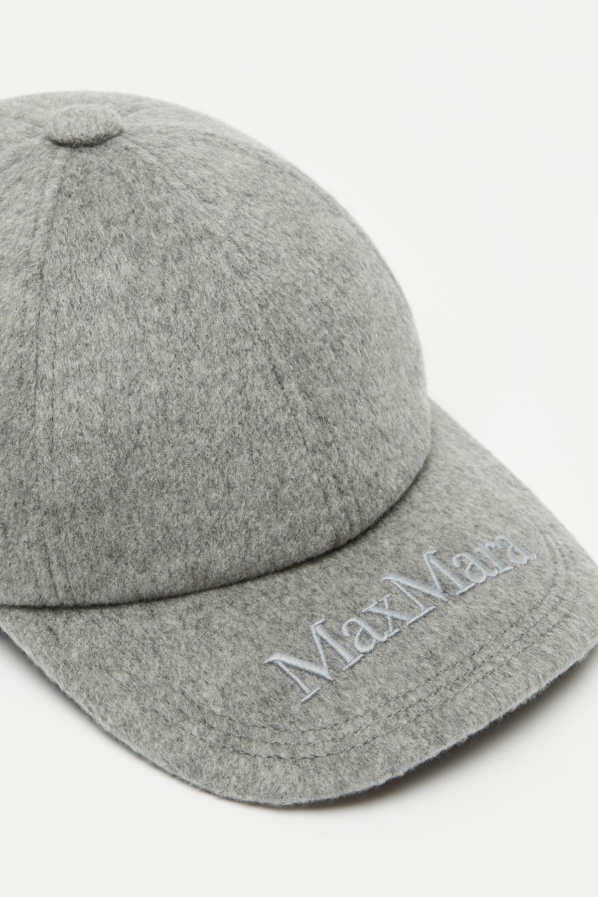 MAXMARA'S BRANDS CAPPELLO-BERRETTO  GRIGIO PIETRA / 54 Cappello da baseball in cashmere donna Max Mara Mxalancia