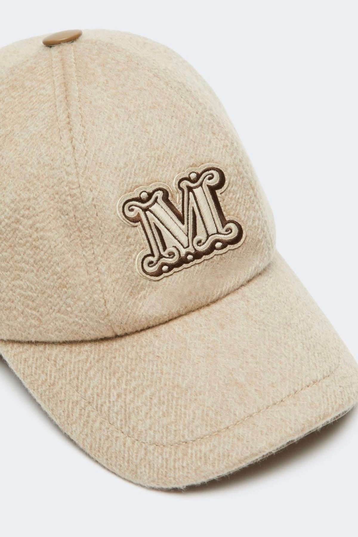 MAXMARA'S BRANDS CAPPELLO-BERRETTO  Cappello da baseballl in cashmere cacha donna Max Mara Mxaordine