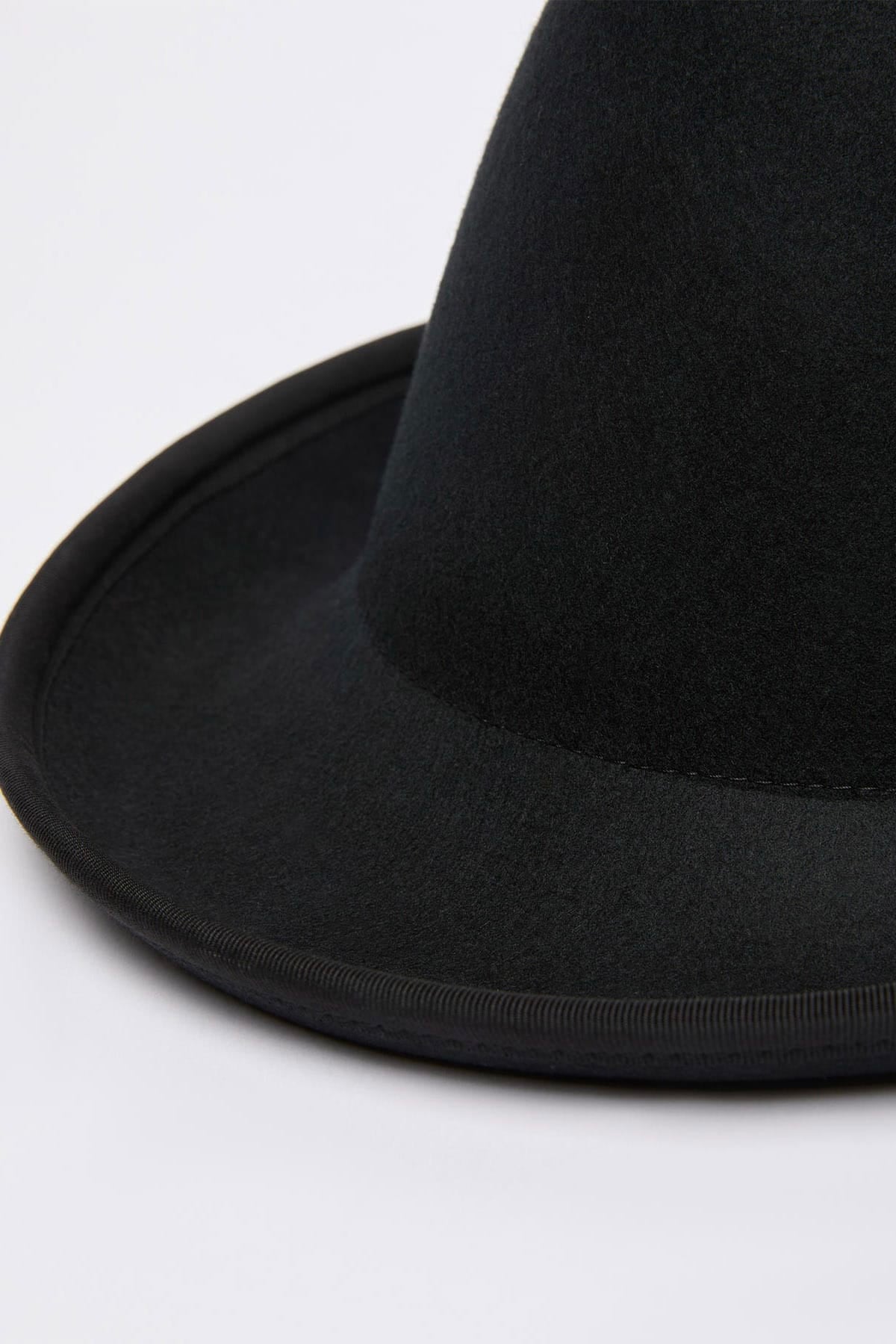 MAXMARA'S BRANDS CAPPELLO-BERRETTO  Cappello in feltro nero donna Max Mara Weekend Wkaedile