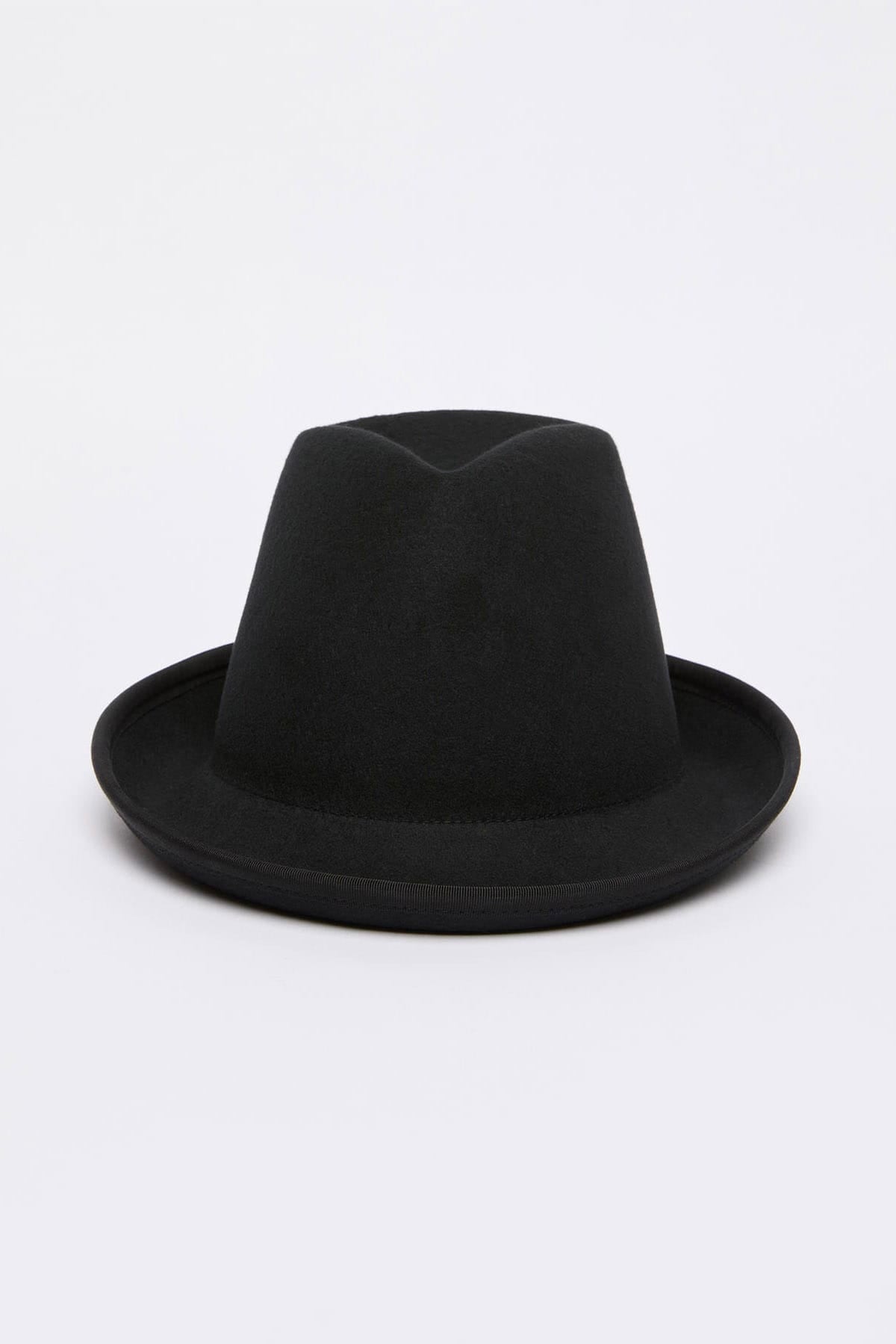 MAXMARA'S BRANDS CAPPELLO-BERRETTO  NERO / 54 Cappello in feltro nero donna Max Mara Weekend Wkaedile