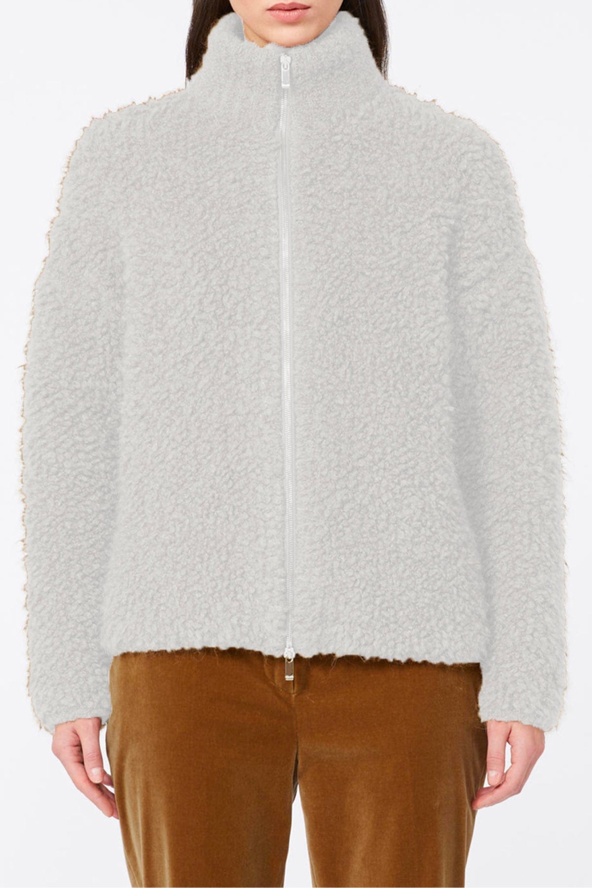 MAXMARA'S BRANDS CARDIGAN  CAMMELLO / XXS Bomber in maglia alpaca e lana Max Mara Studio Oggetti